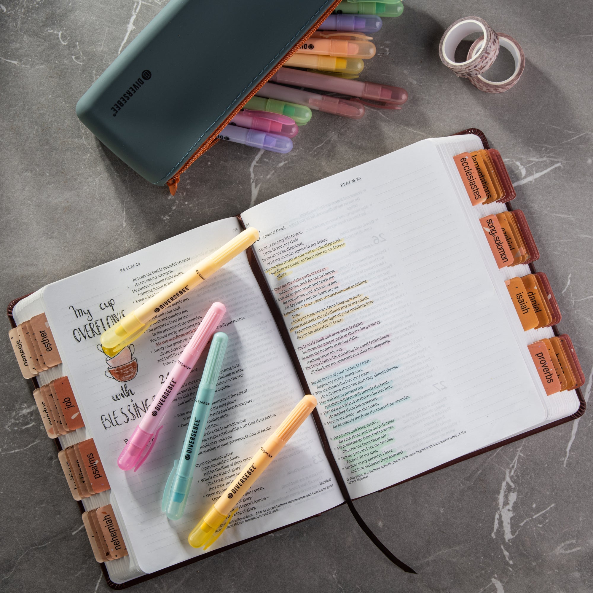 Bible Highlighters and Pens