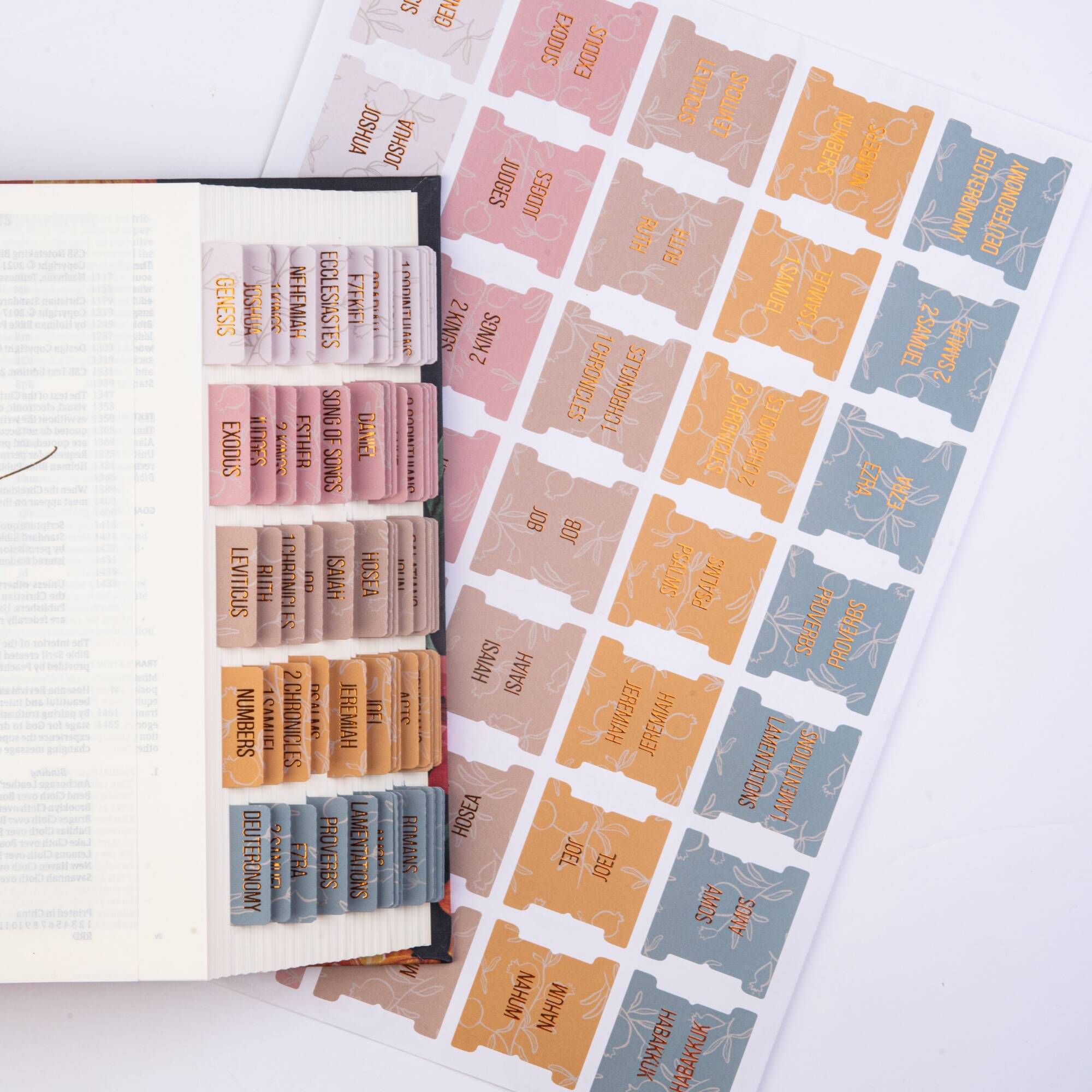 Bible Tabs - Honeydew