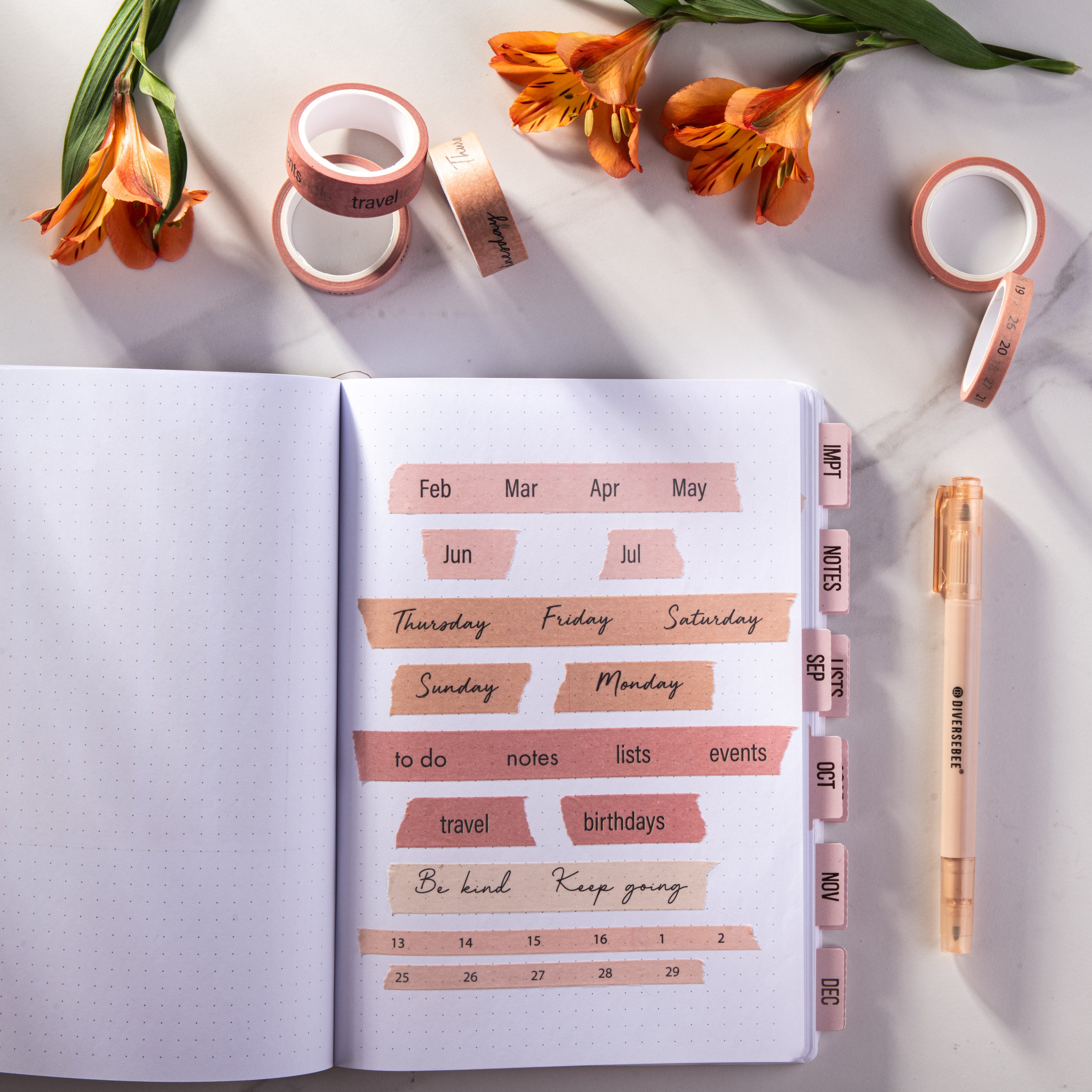 Planers stickers and accessories