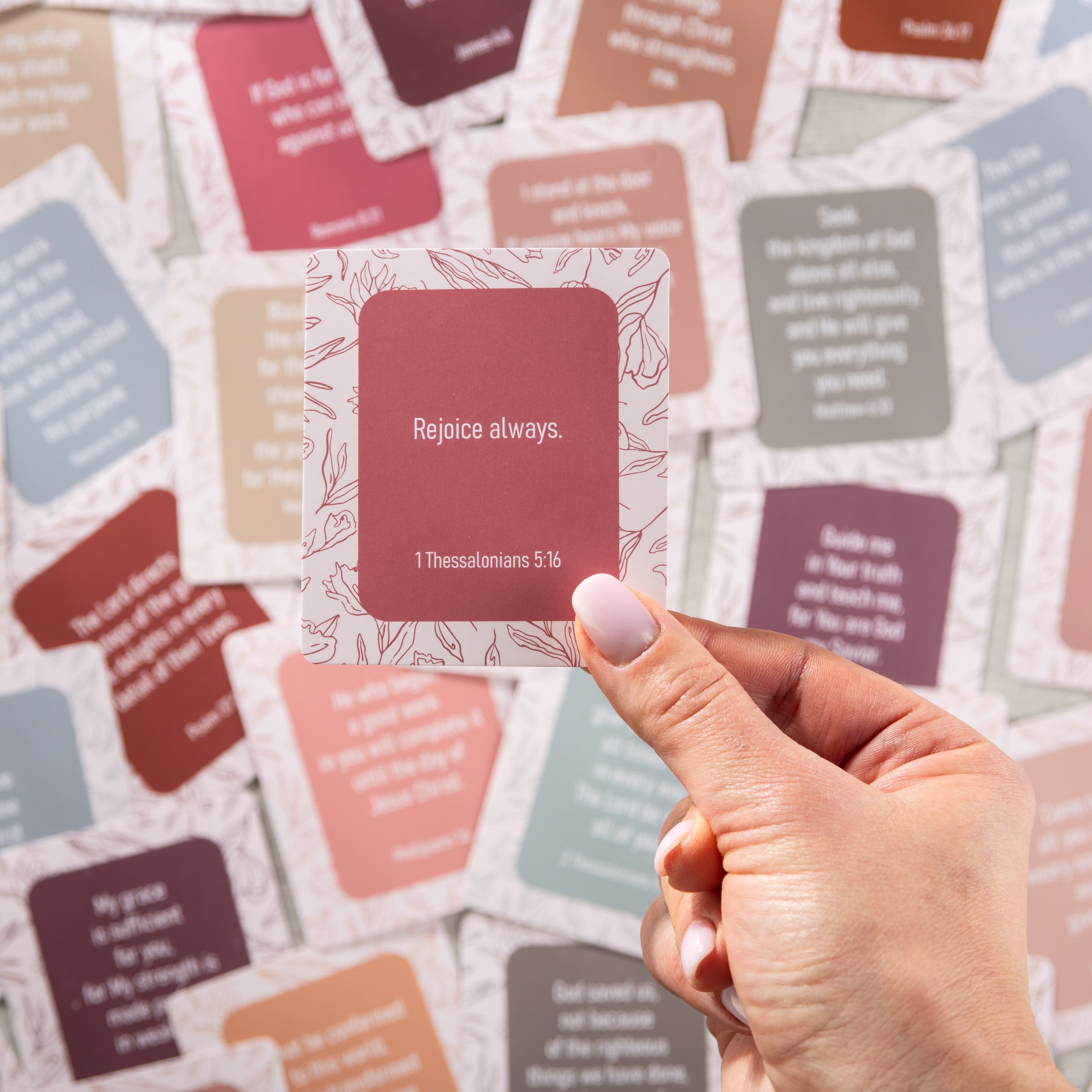 Bible Verse Cards (60 Unique Cards) - Delicate