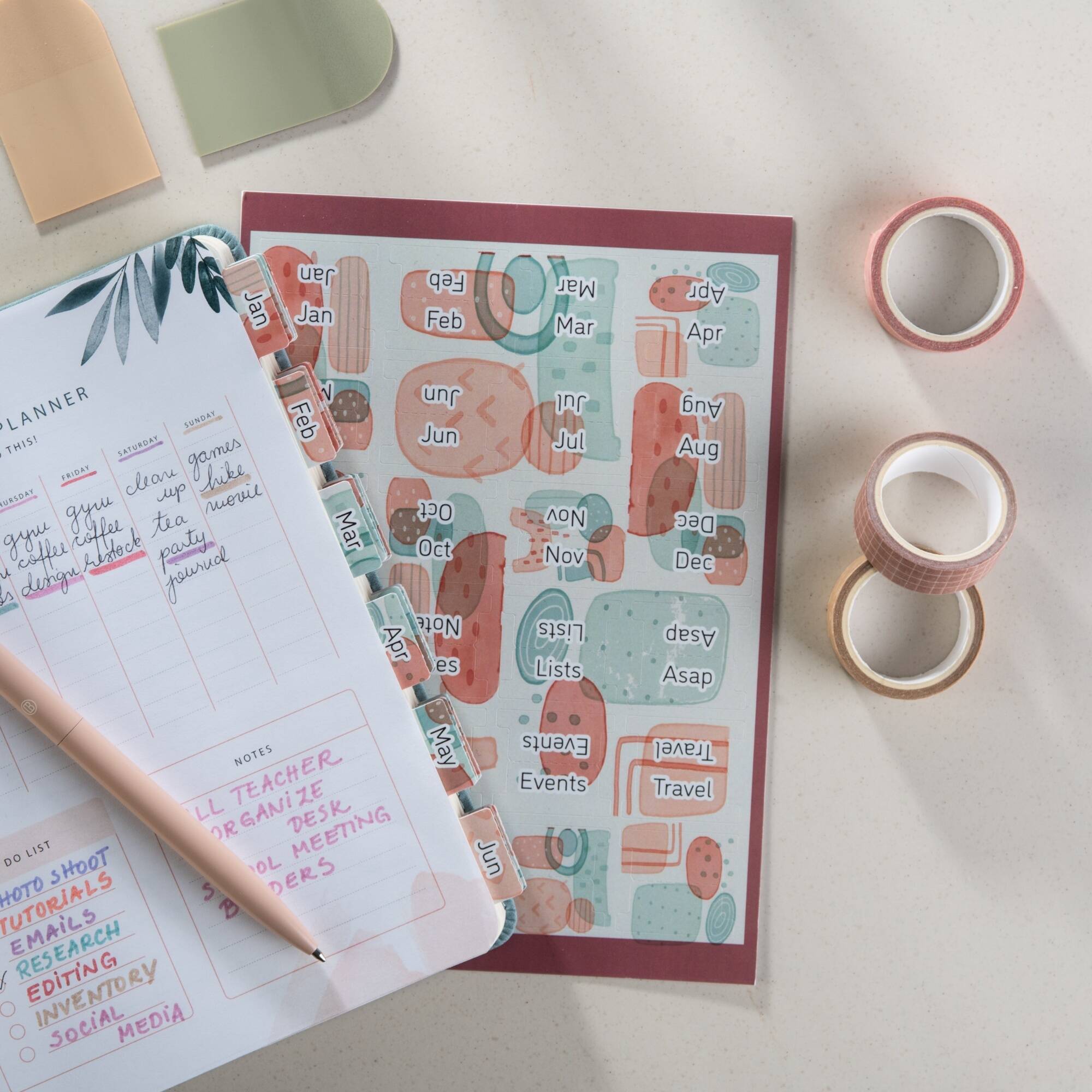Planner Tabs - Geometric