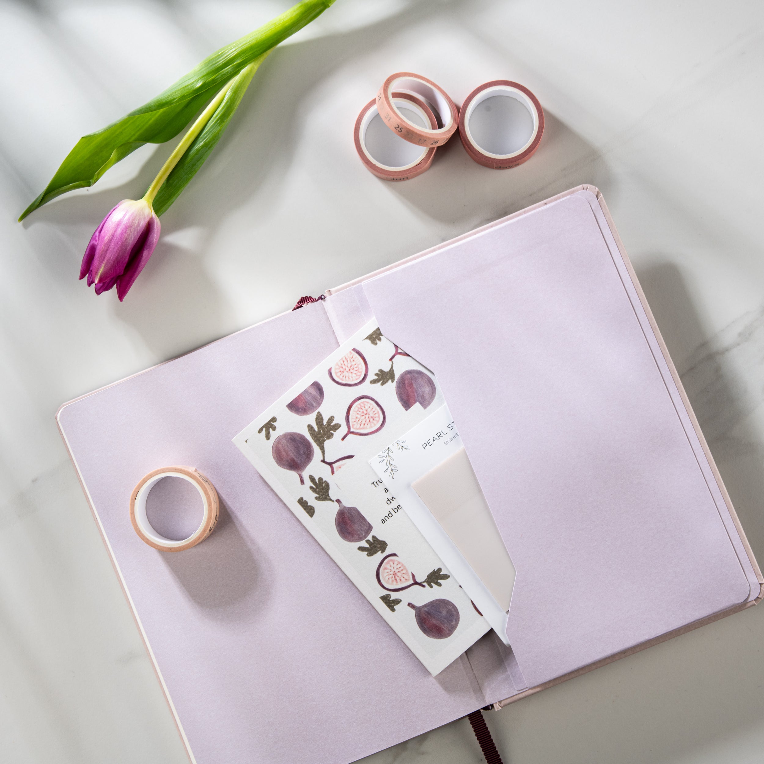 Hardcover Lined Notebook - Figs