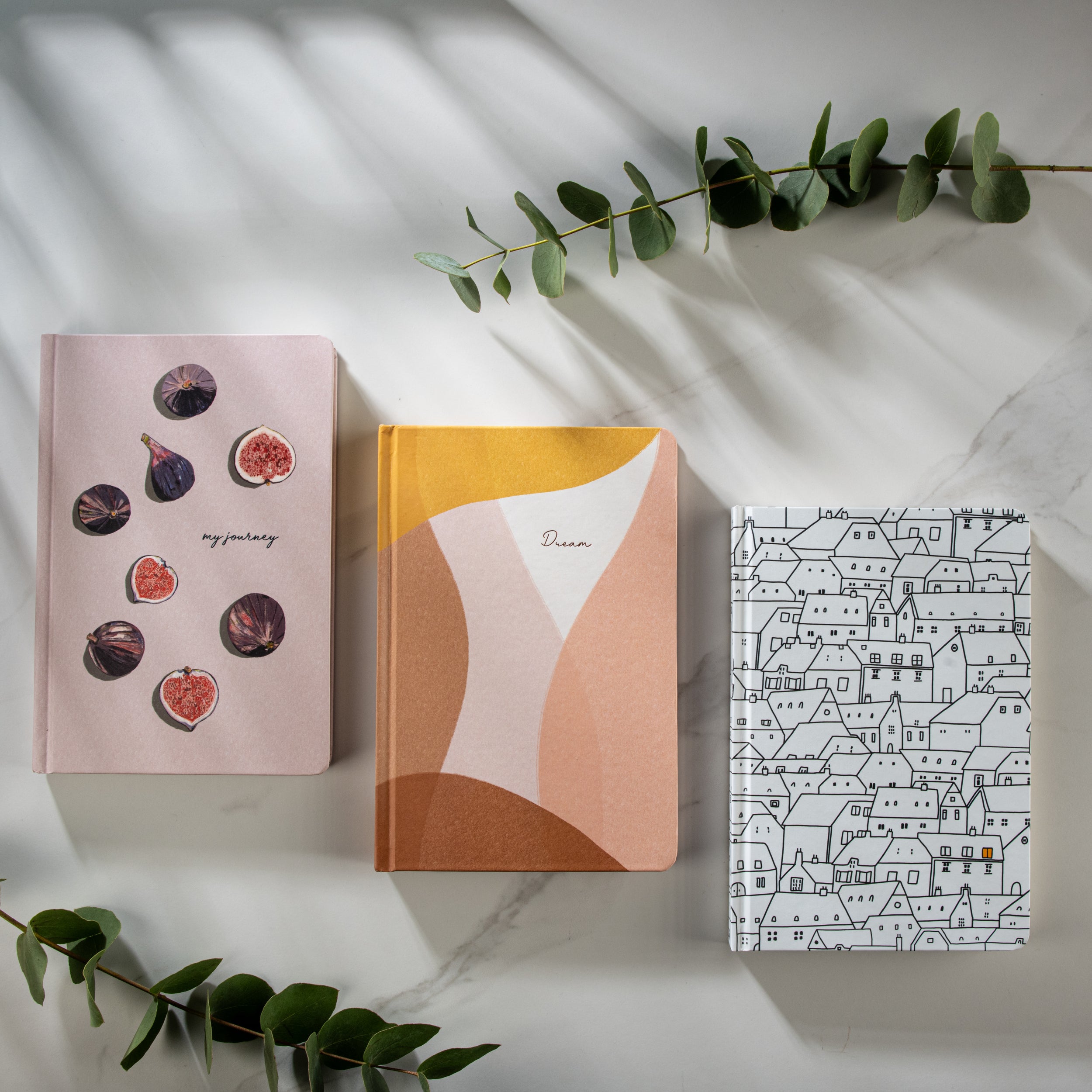 Hardcover Lined Notebook - City on a Hill