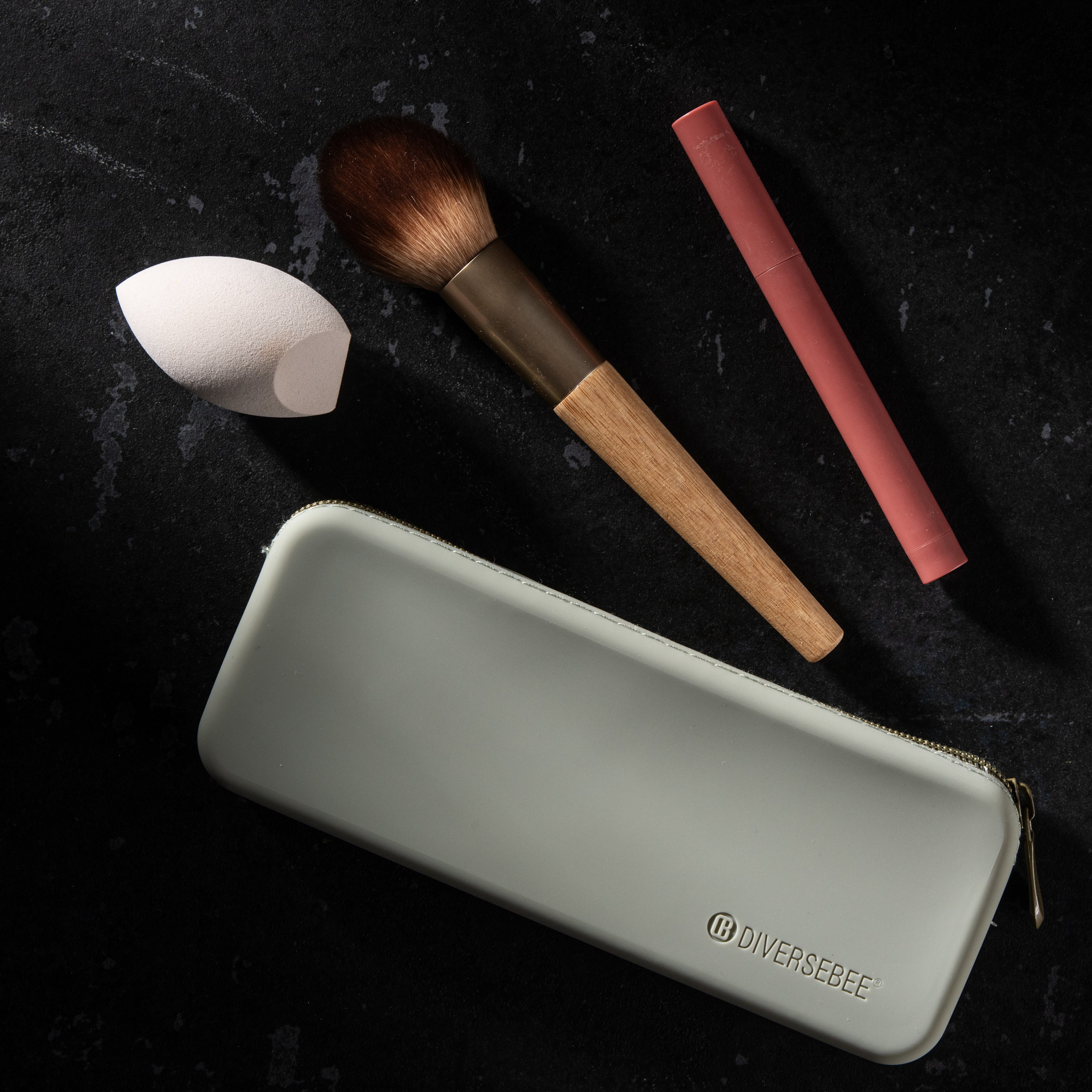 Silicone Pencil Case - Pistachio