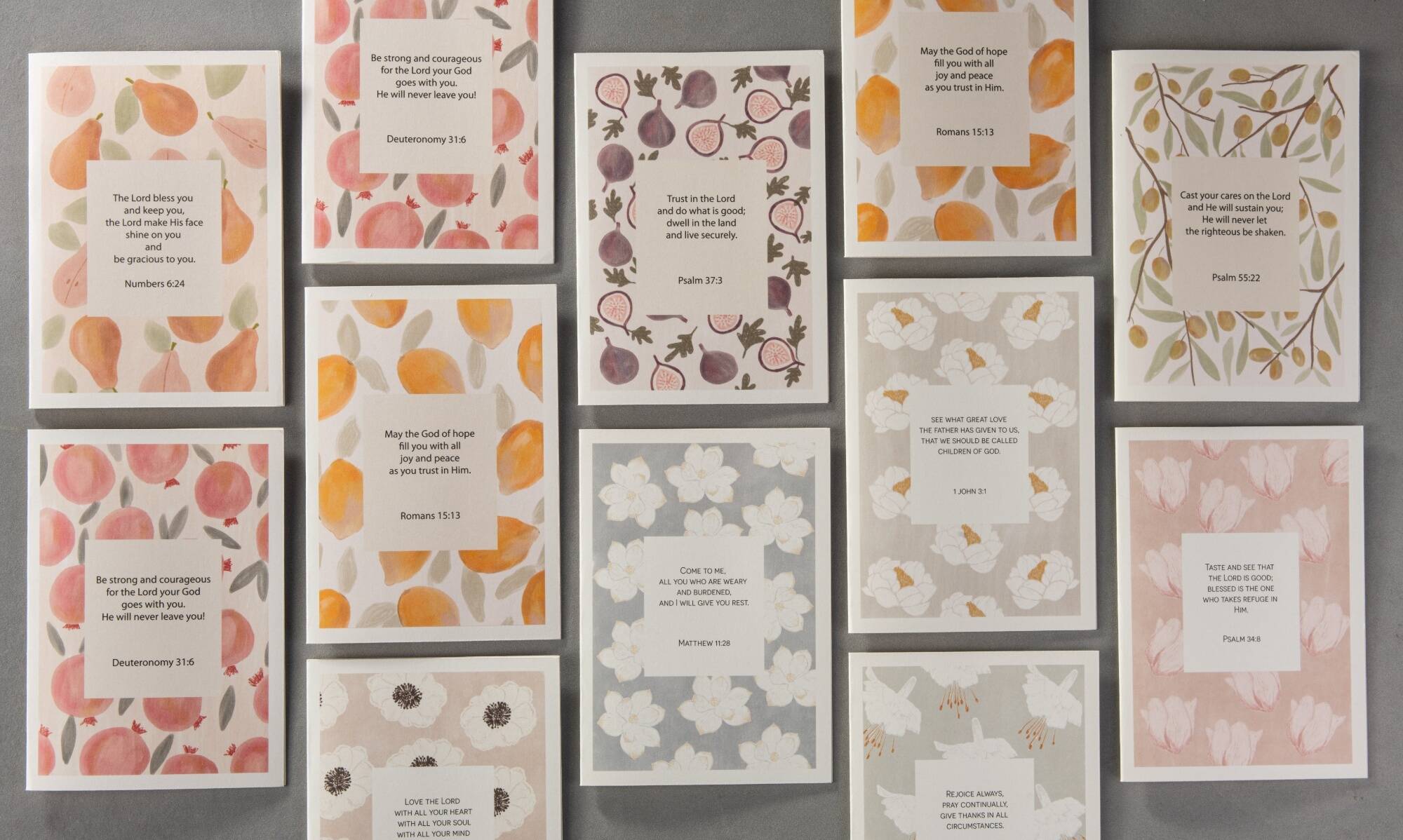Greeting Cards - Fruit (20 Pack)