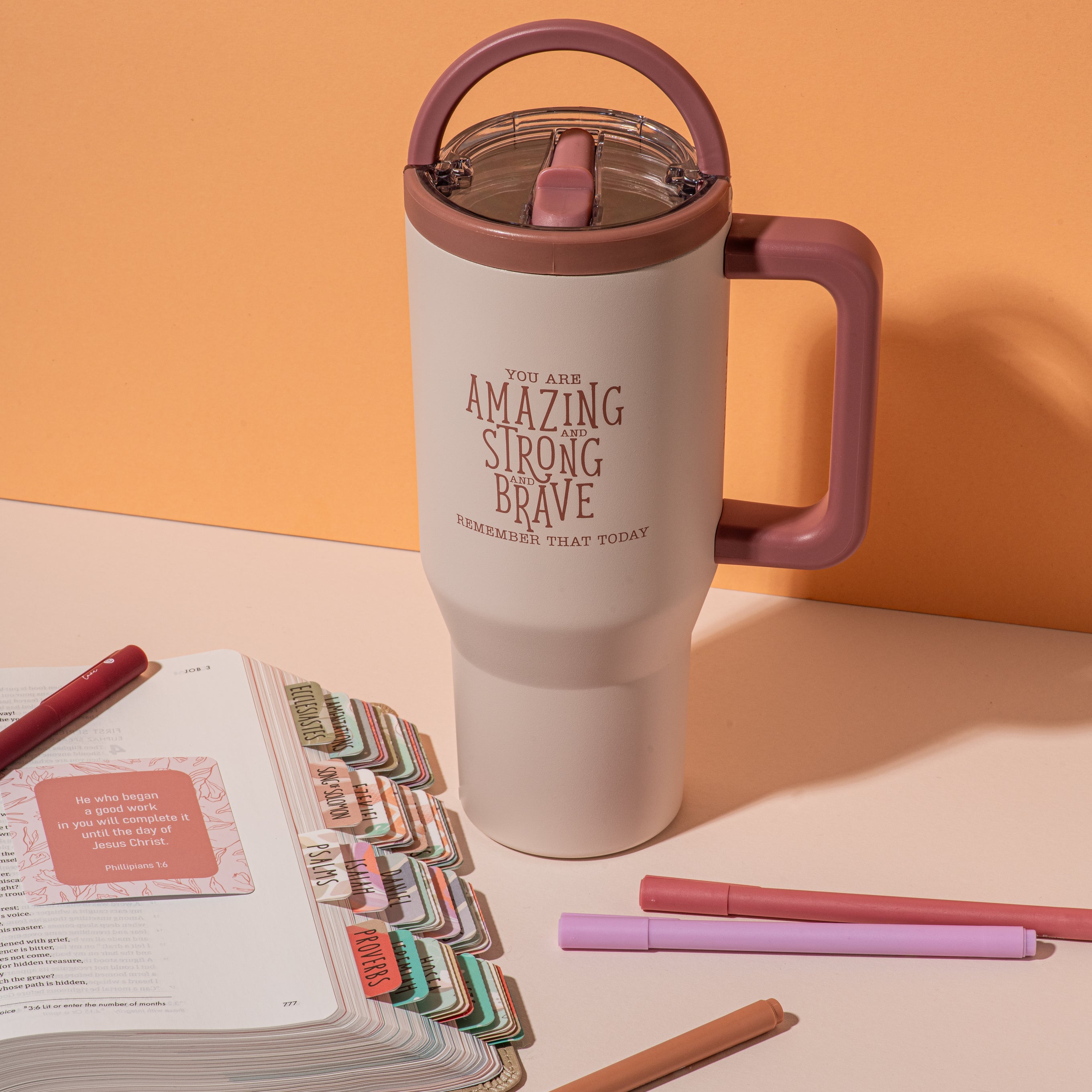 30oz Travel Tumbler - Blush