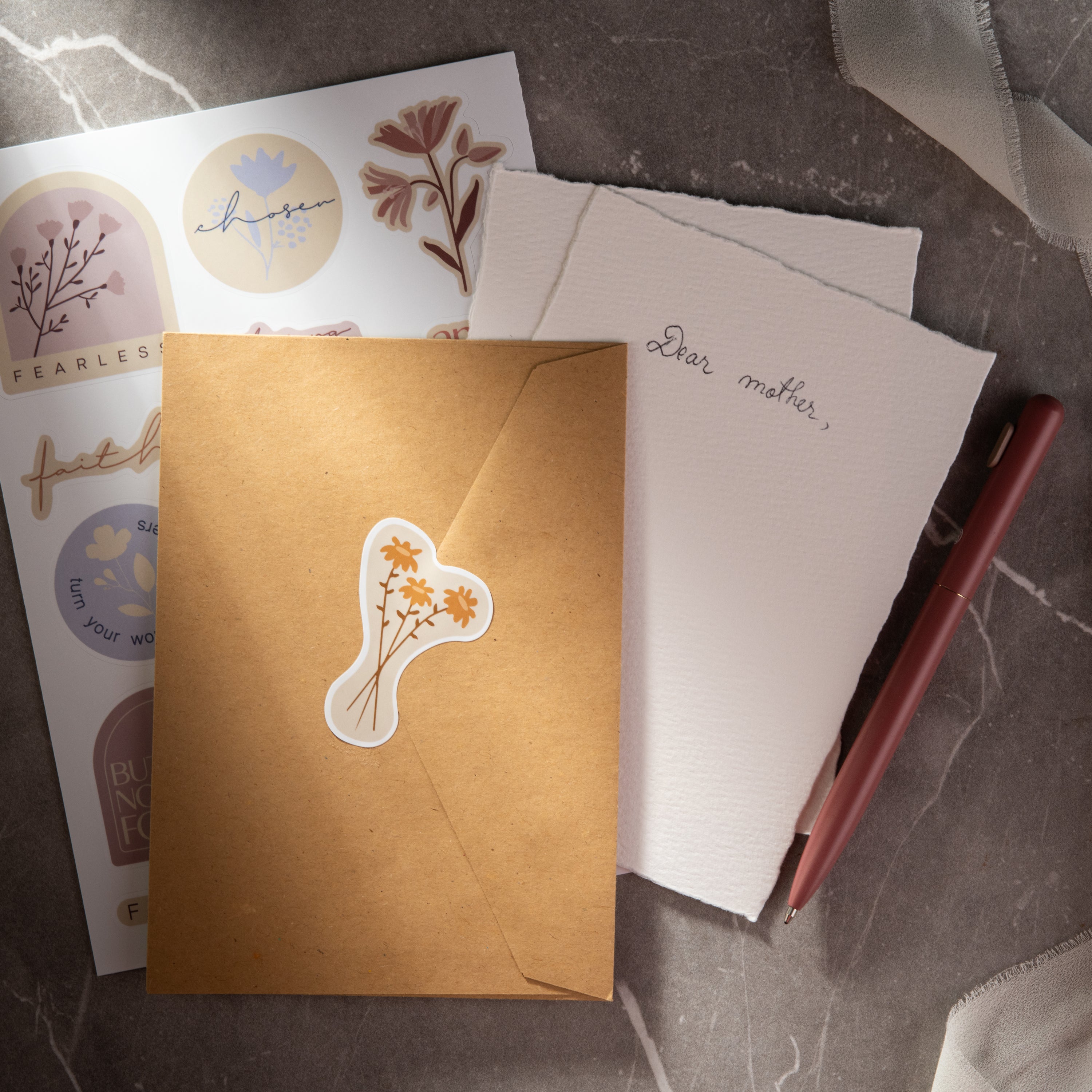 Christian Stickers - Fearless