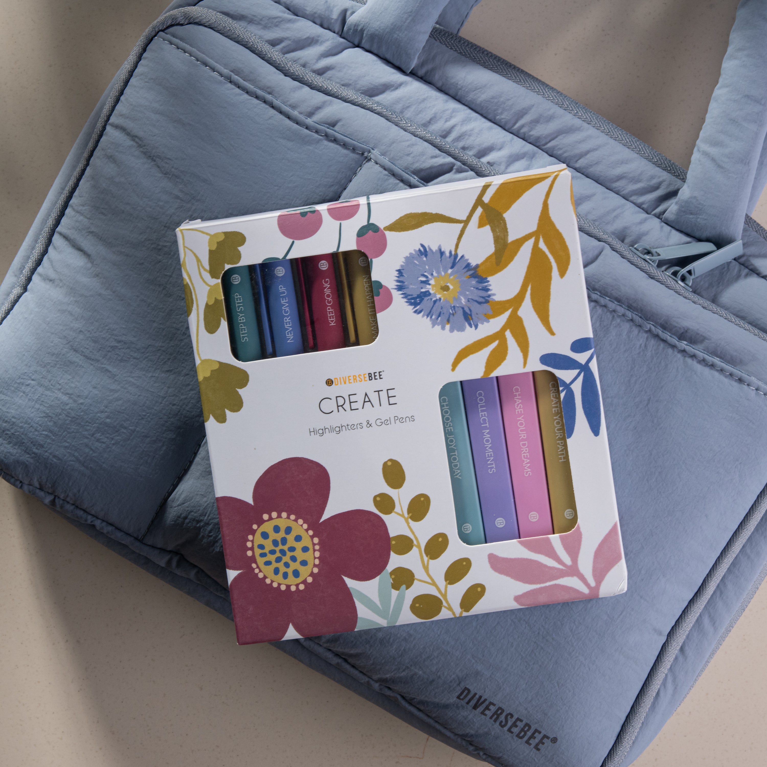 Highlighters and Gel Pens Set (8 Pack) - Create