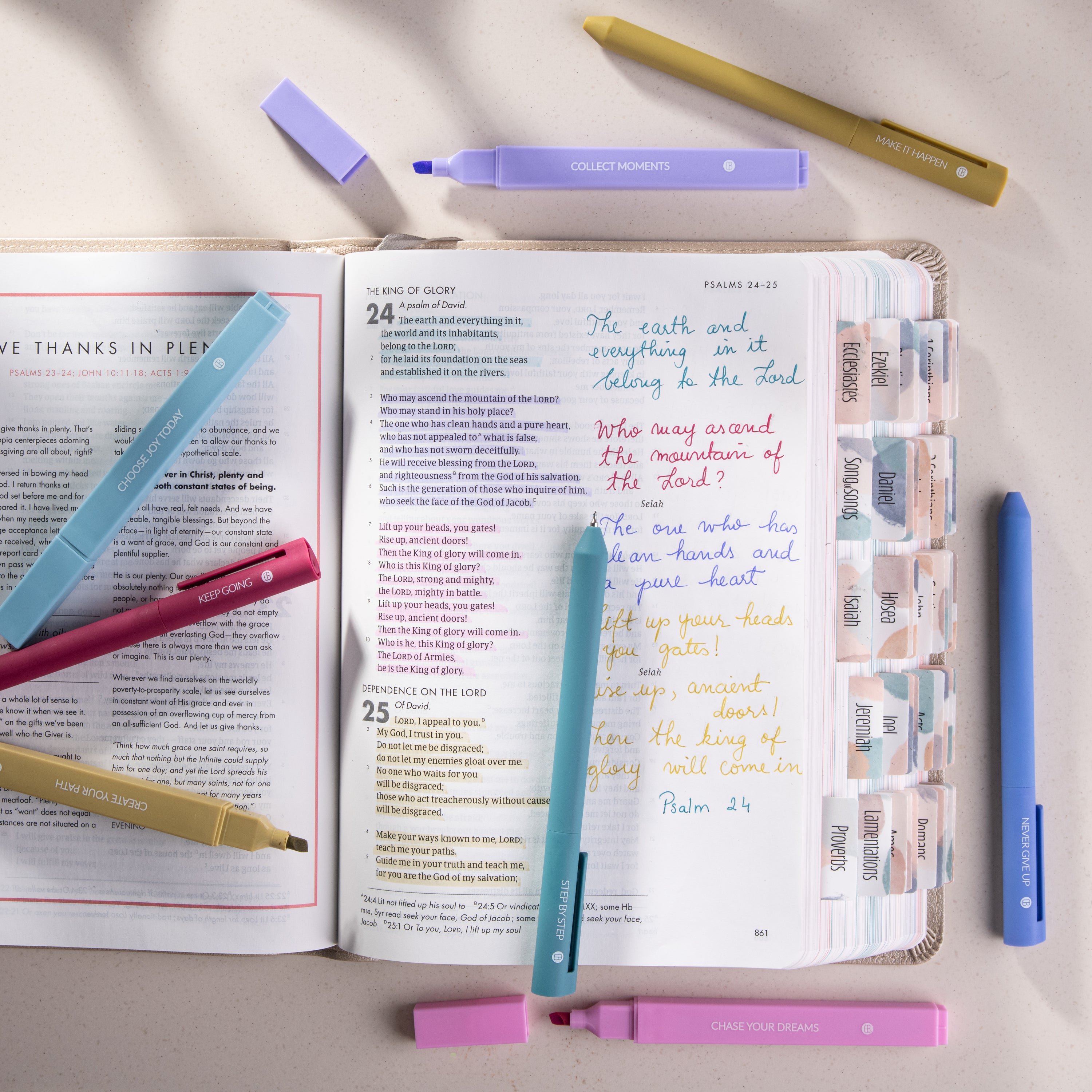 Highlighters and Gel Pens Set (8 Pack) - Create