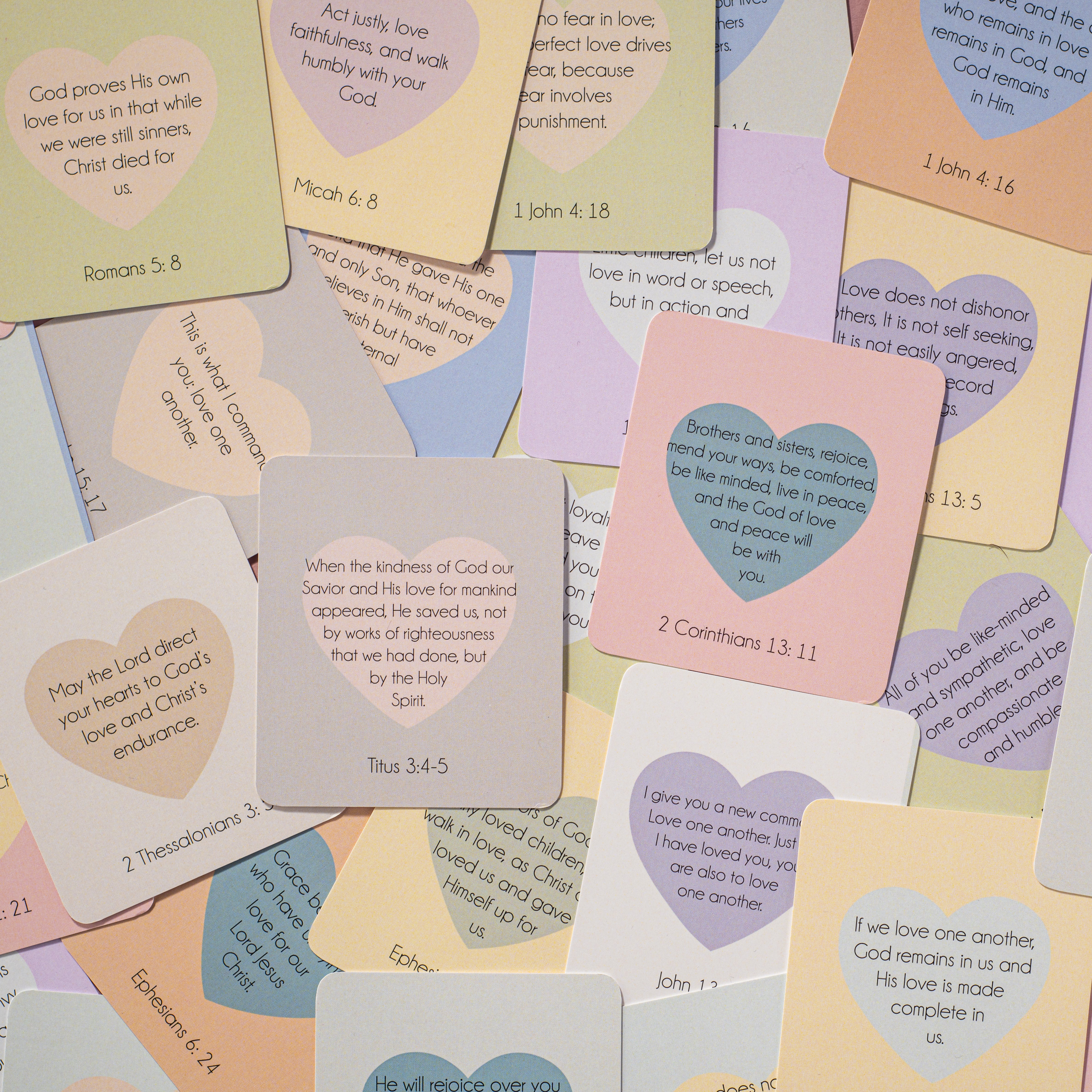 Bible Verse Cards - Love