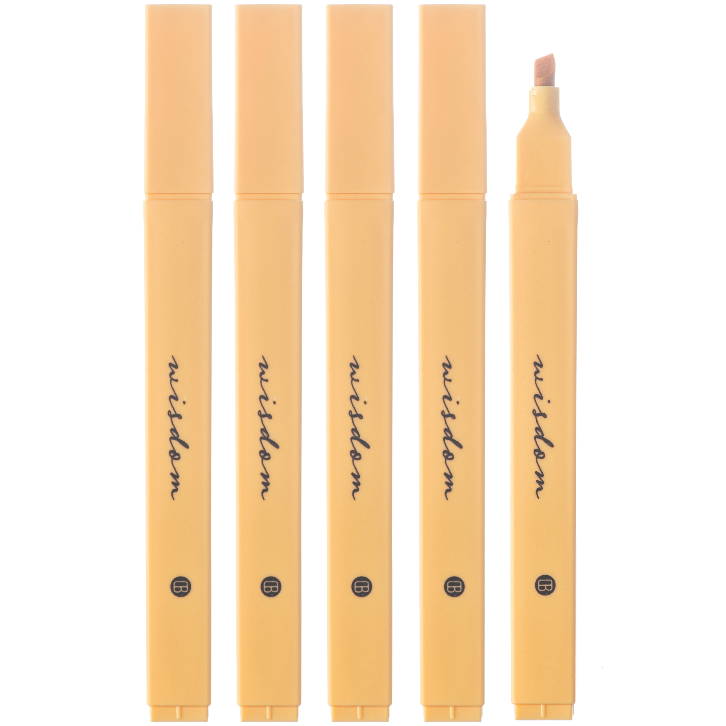 Soft Chisel Highlighters - Yellow