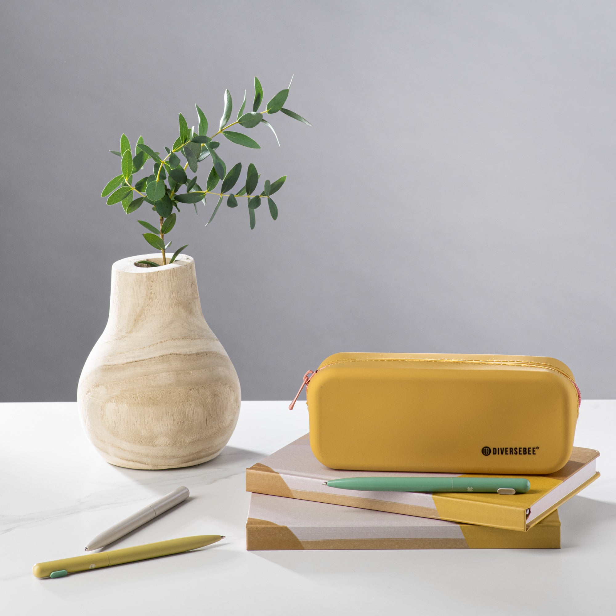 Silicone Pencil Case - Mango