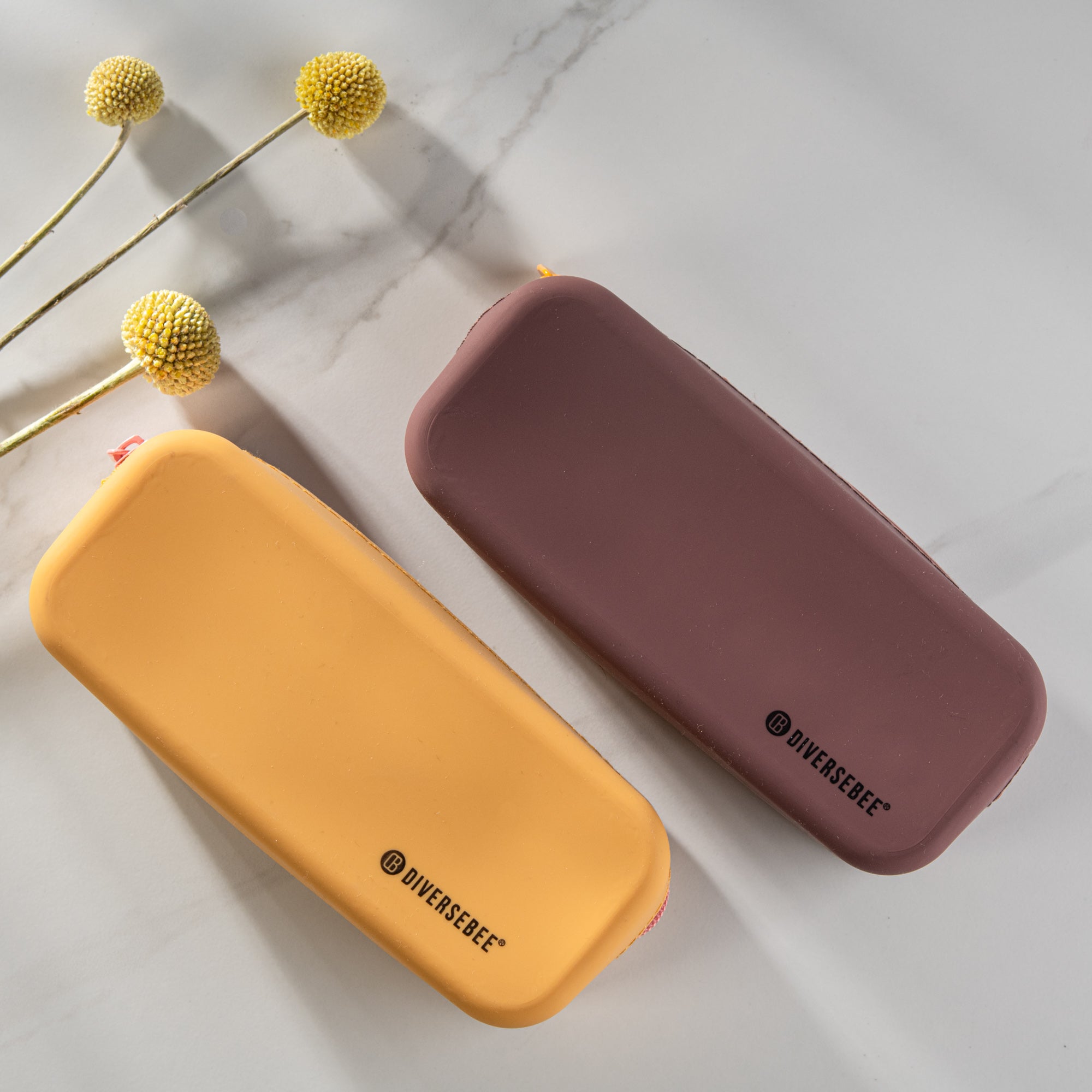 Silicone Pencil Case - Mango