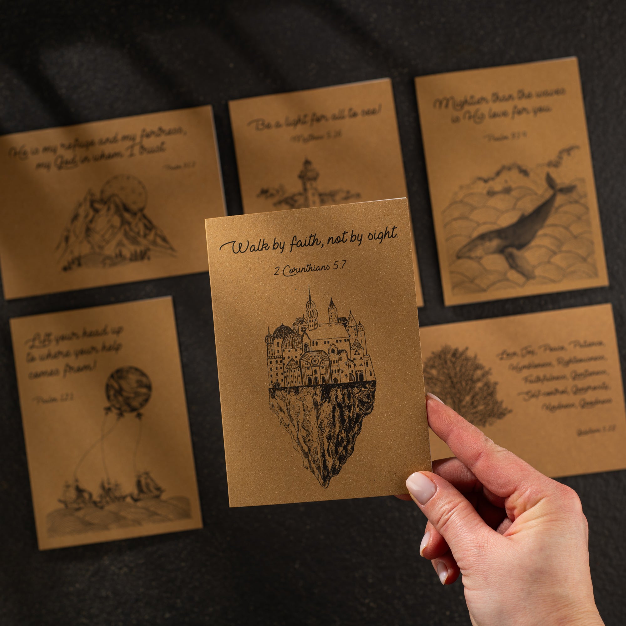 Greeting Cards - Kraft (18 Pack)