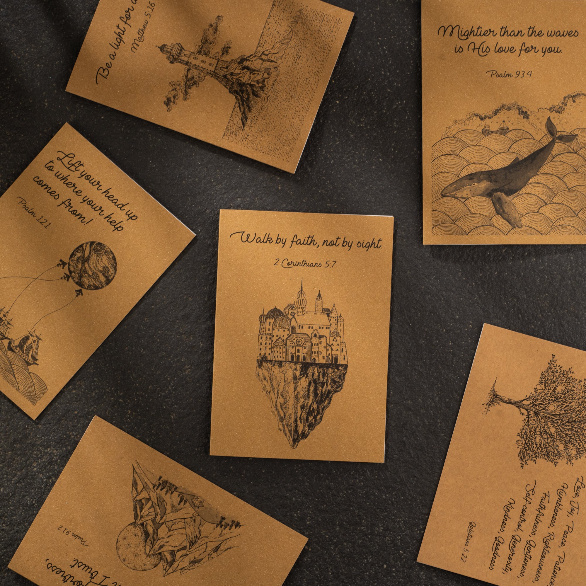 Greeting Cards - Kraft (18 Pack)