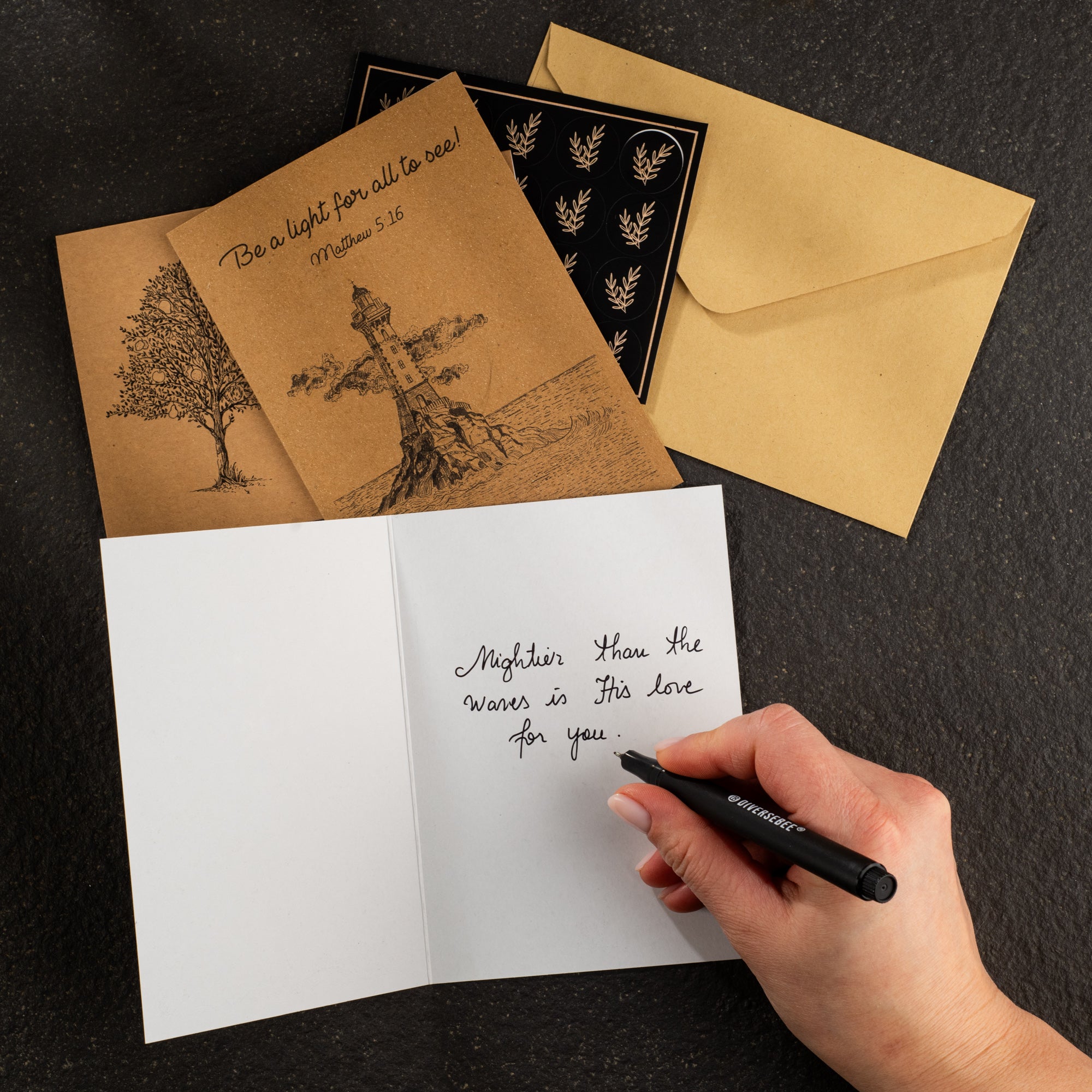 Greeting Cards - Kraft (18 Pack)