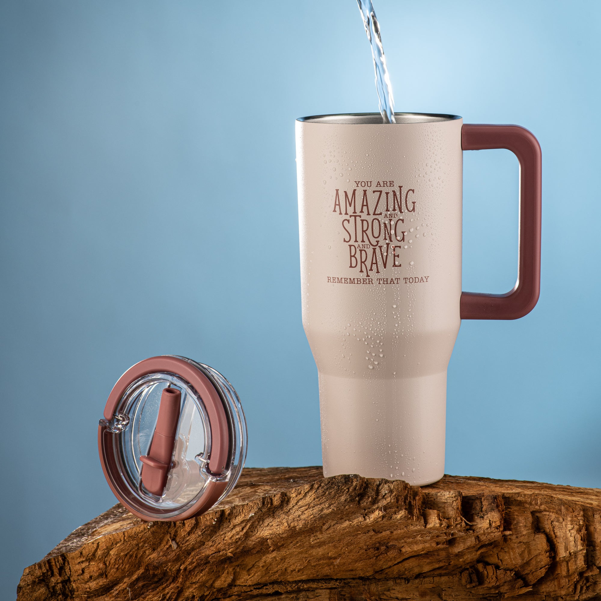 30oz Travel Tumbler - Blush