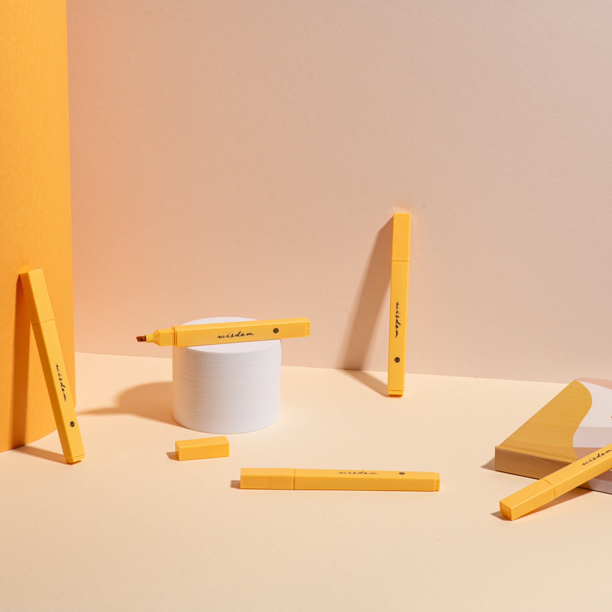 Soft Chisel Highlighters - Yellow