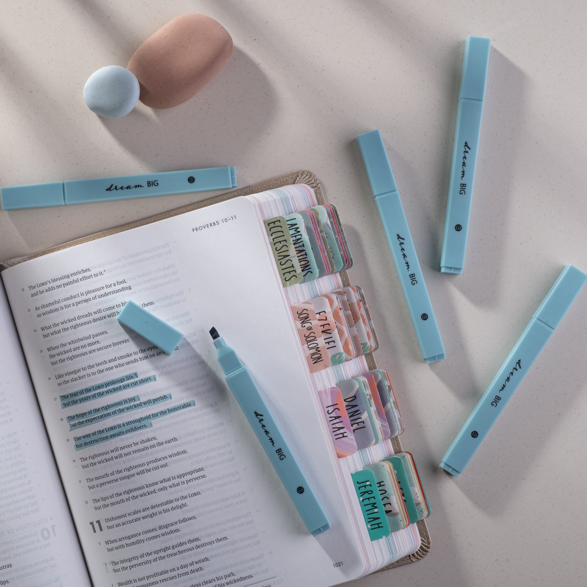 Soft Chisel Highlighters - Blue