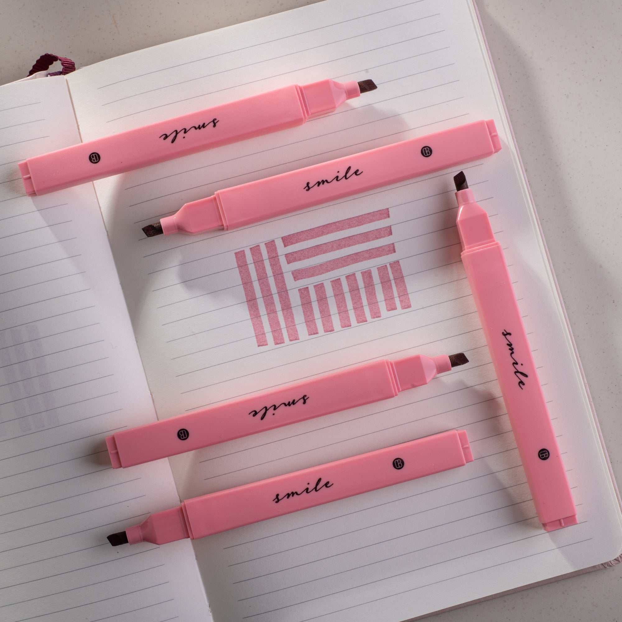 Soft Chisel Highlighters - Pink