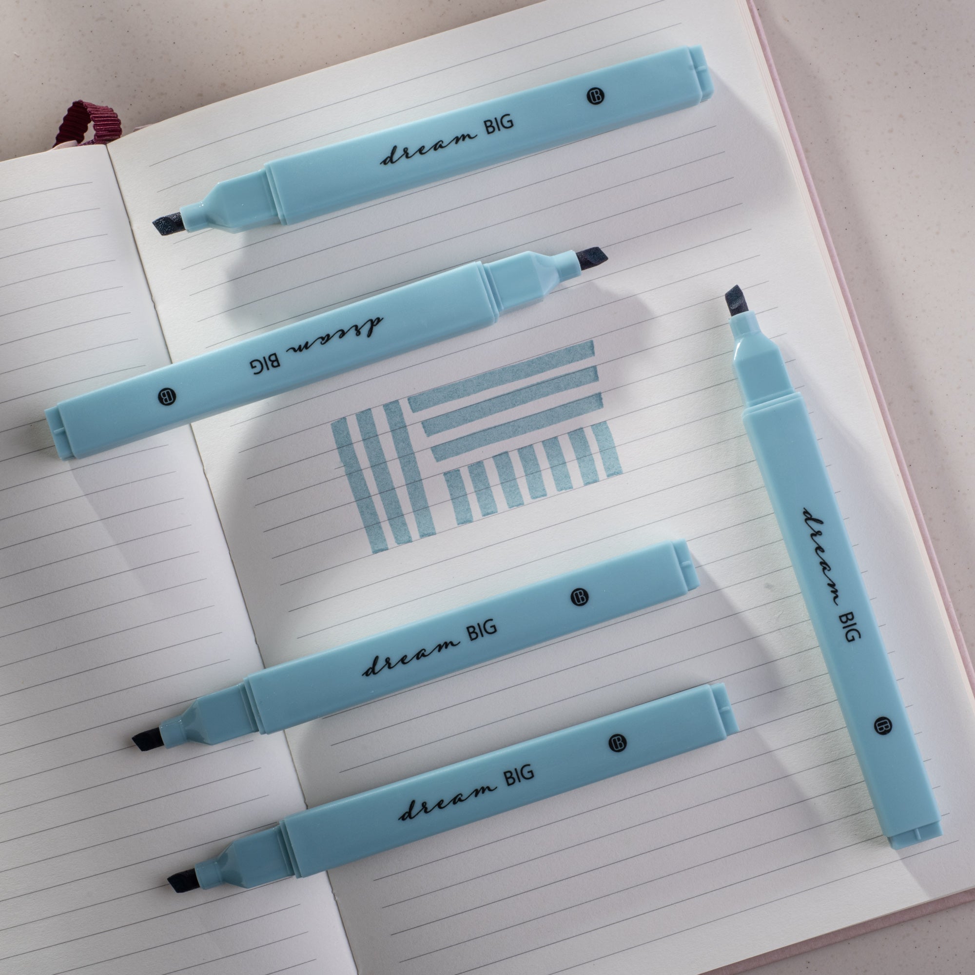 Soft Chisel Highlighters - Blue