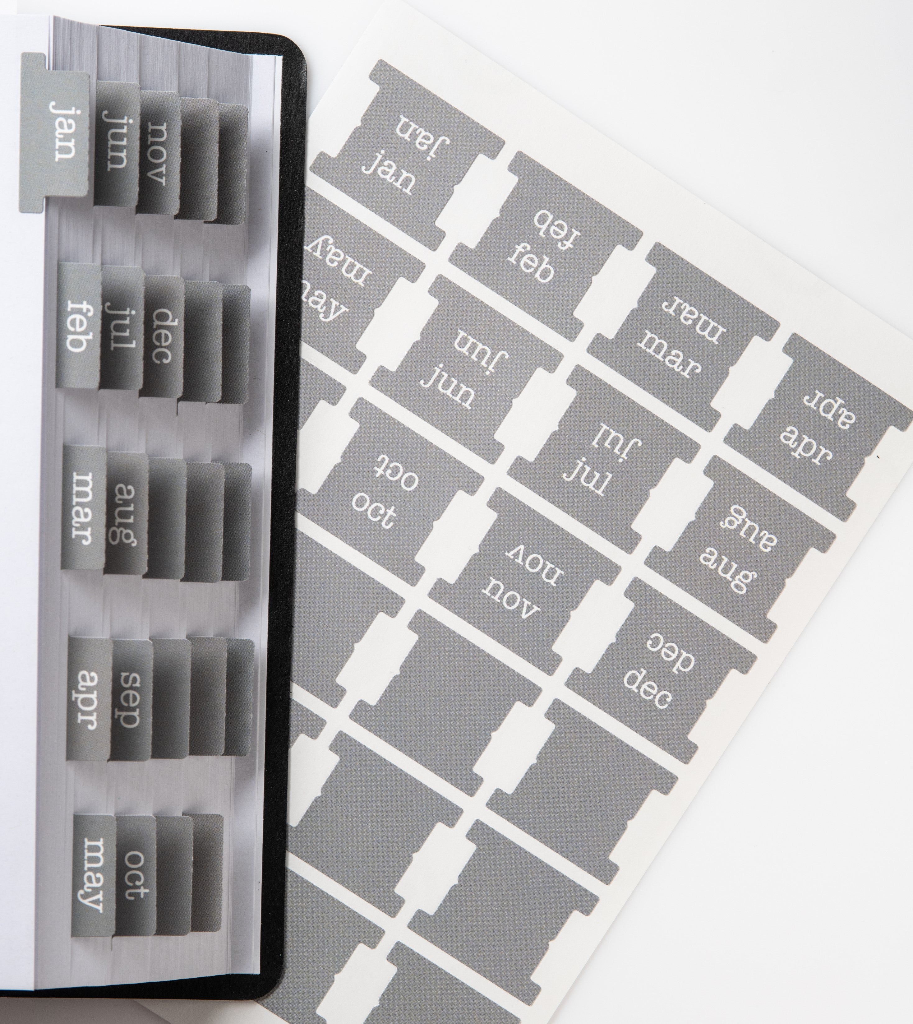 Monthly Planner Tabs