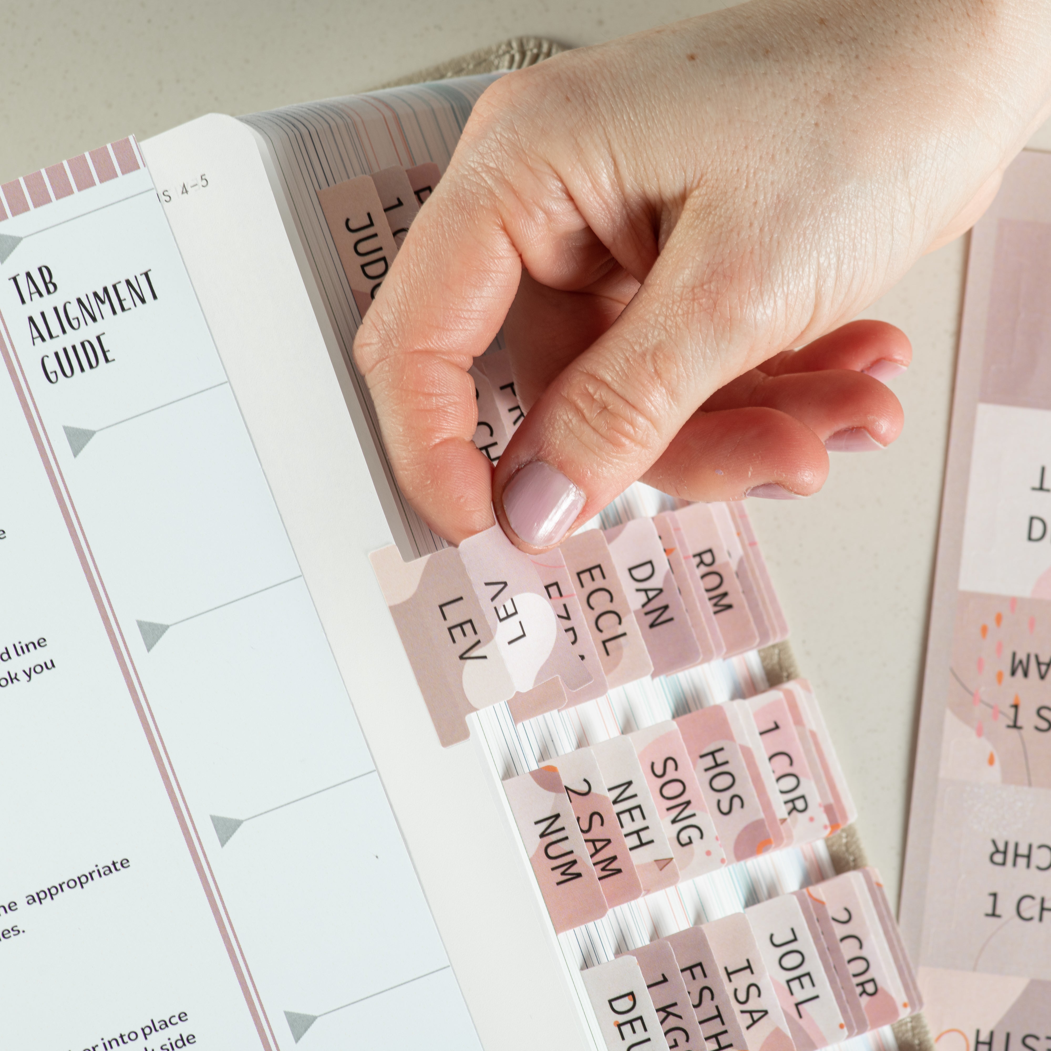 Bible book tabs