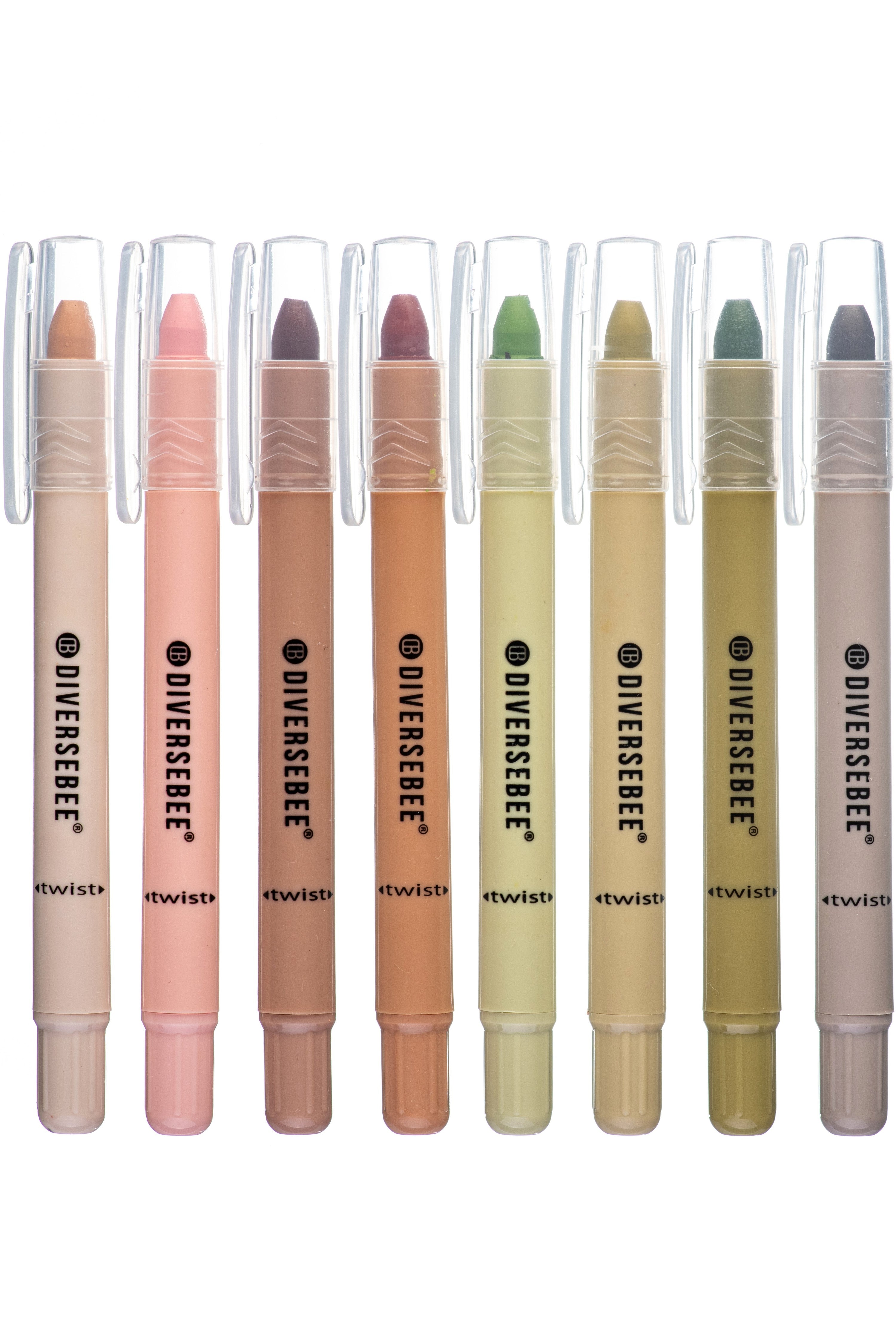 DiverseBee Bible Highlighters No Bleed - Earthy colors