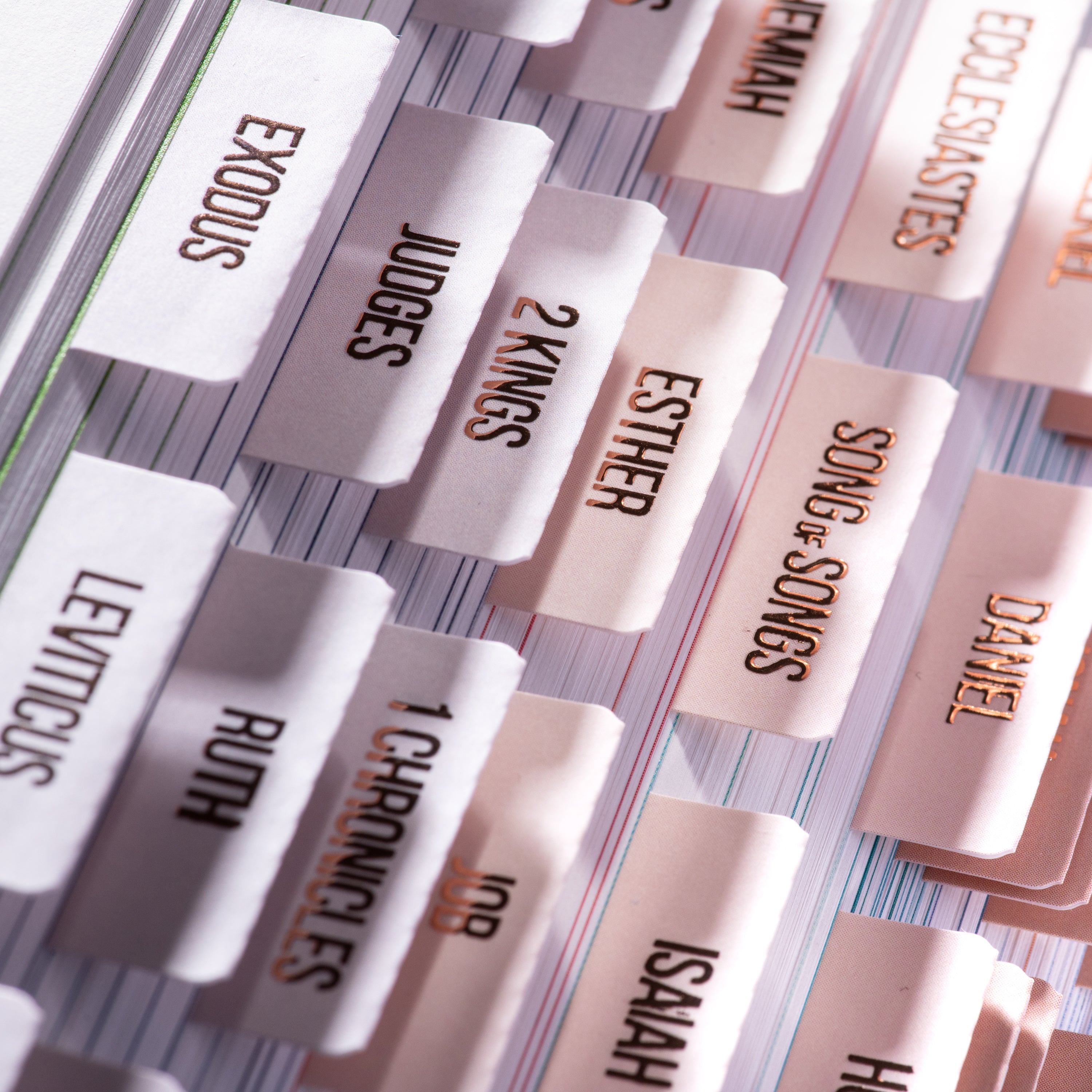 Gold Foil Bible Tabs