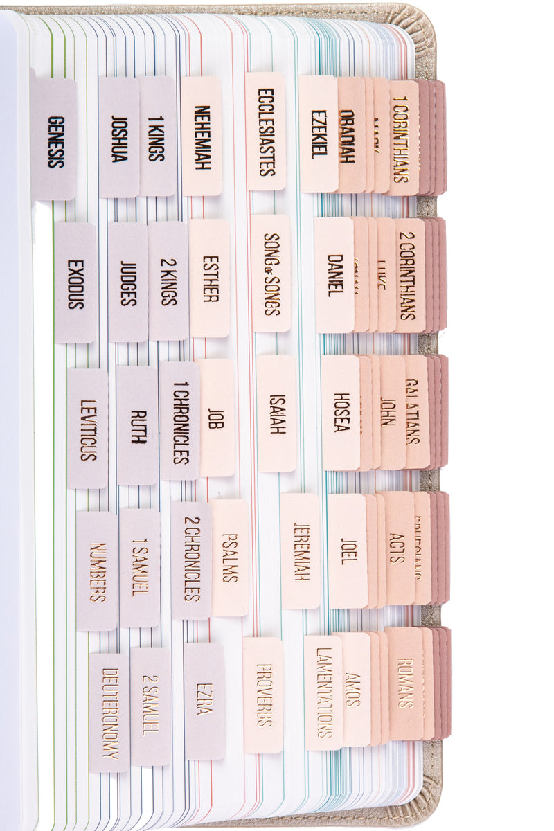 Bible Index Tabs Stickers Large Caramel Color edged Tabs For - Temu