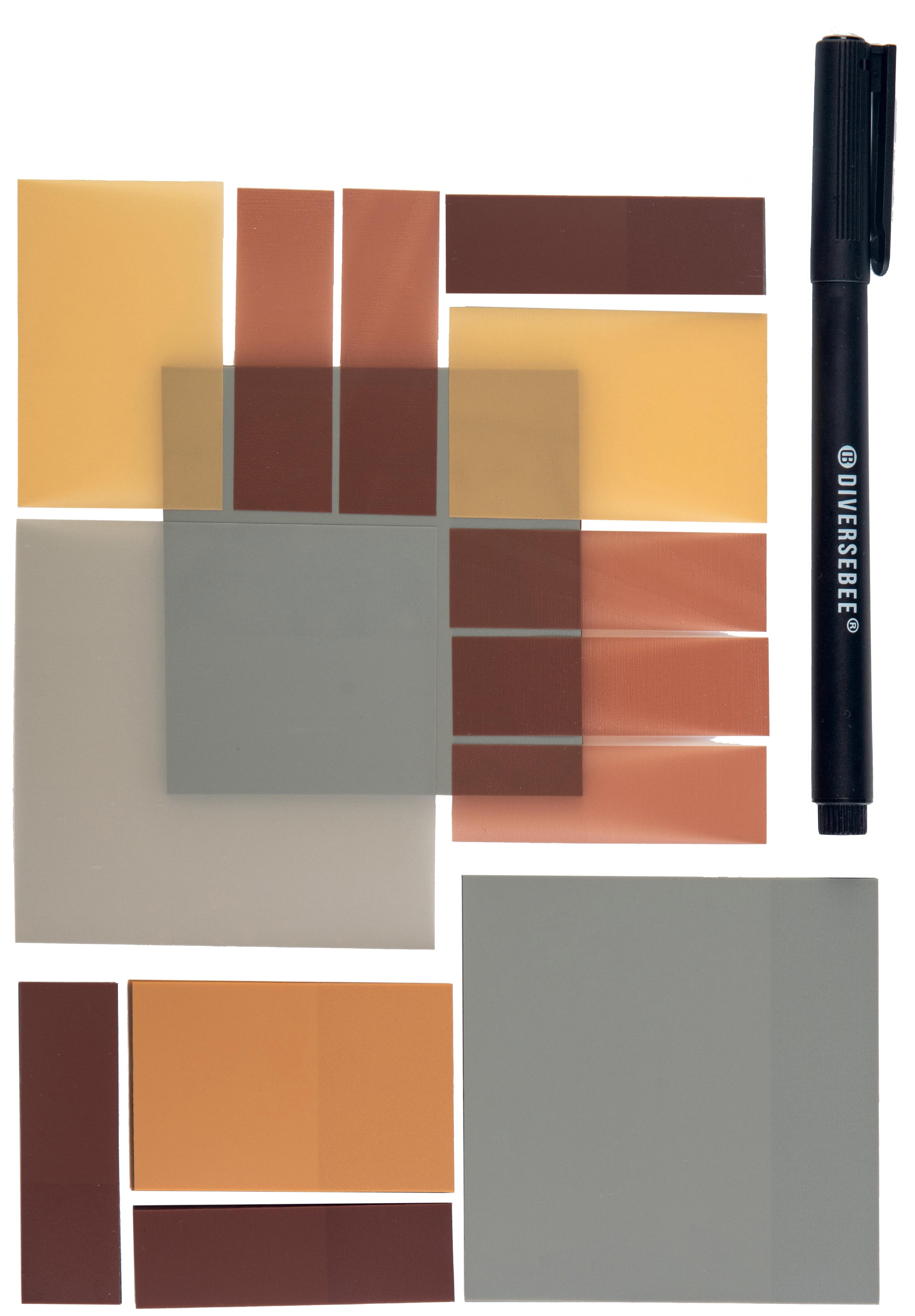 Transparent Sticky Notes Kit - Dune