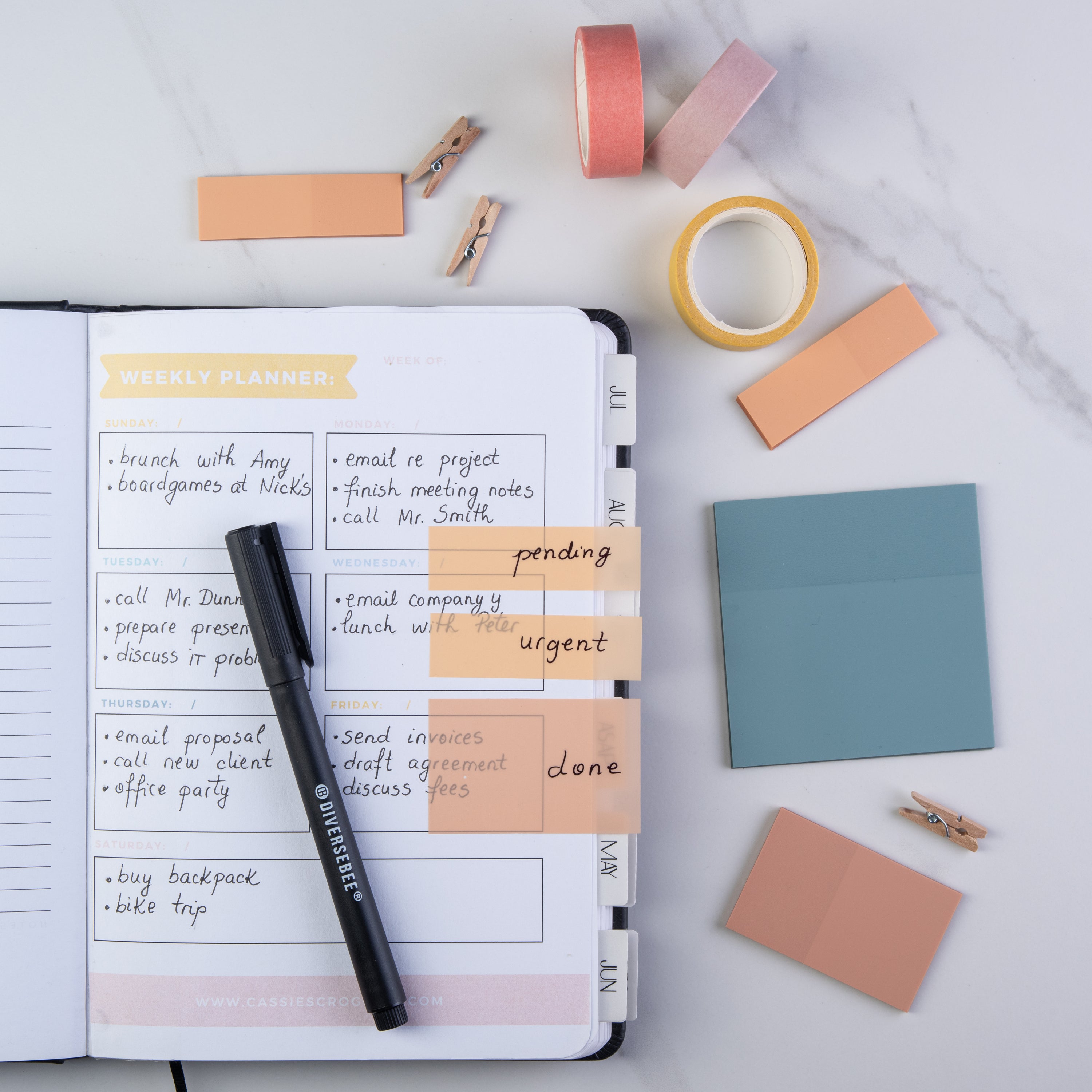 Transparent Sticky Notes Kit - Candy