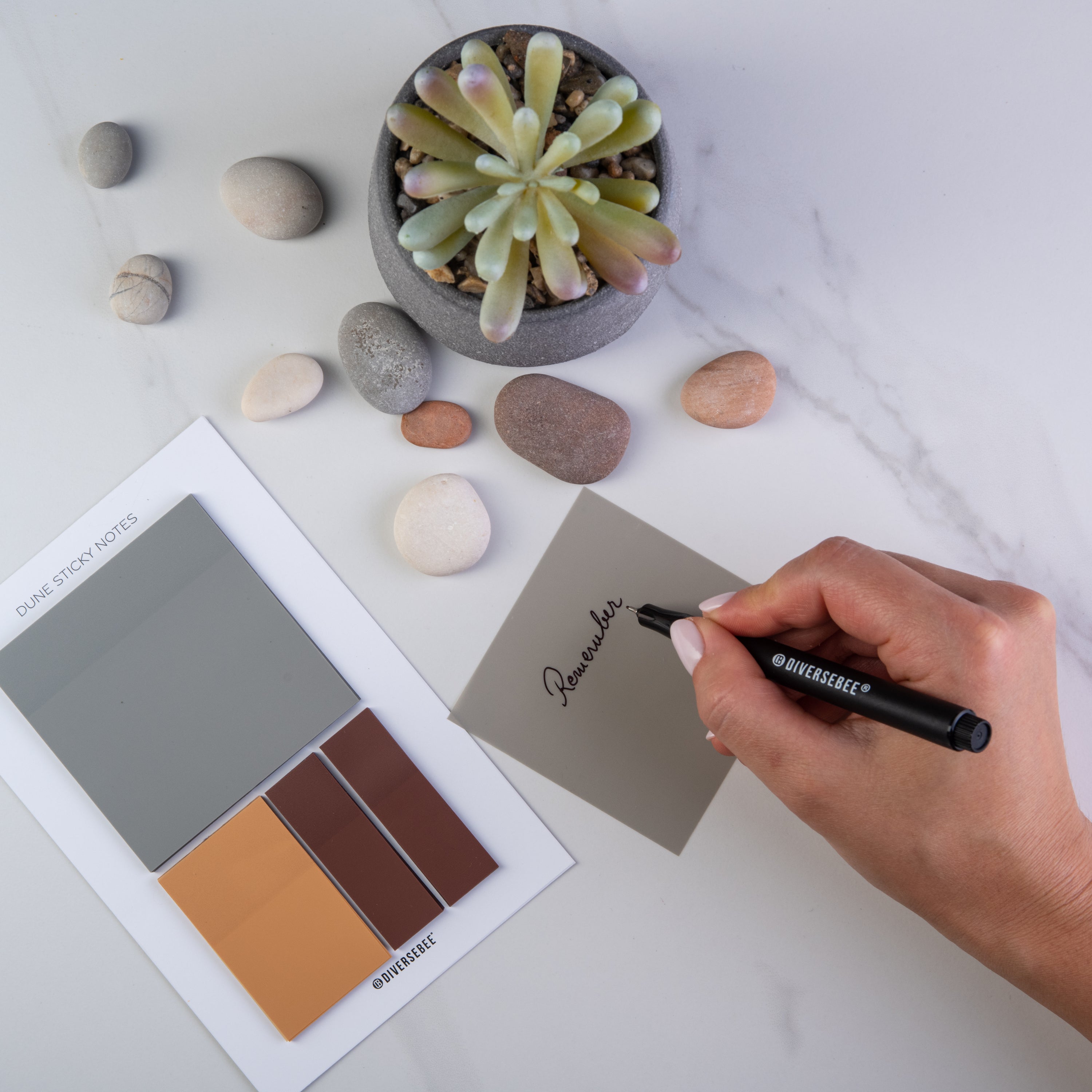 Transparent Sticky Notes Kit - Dune