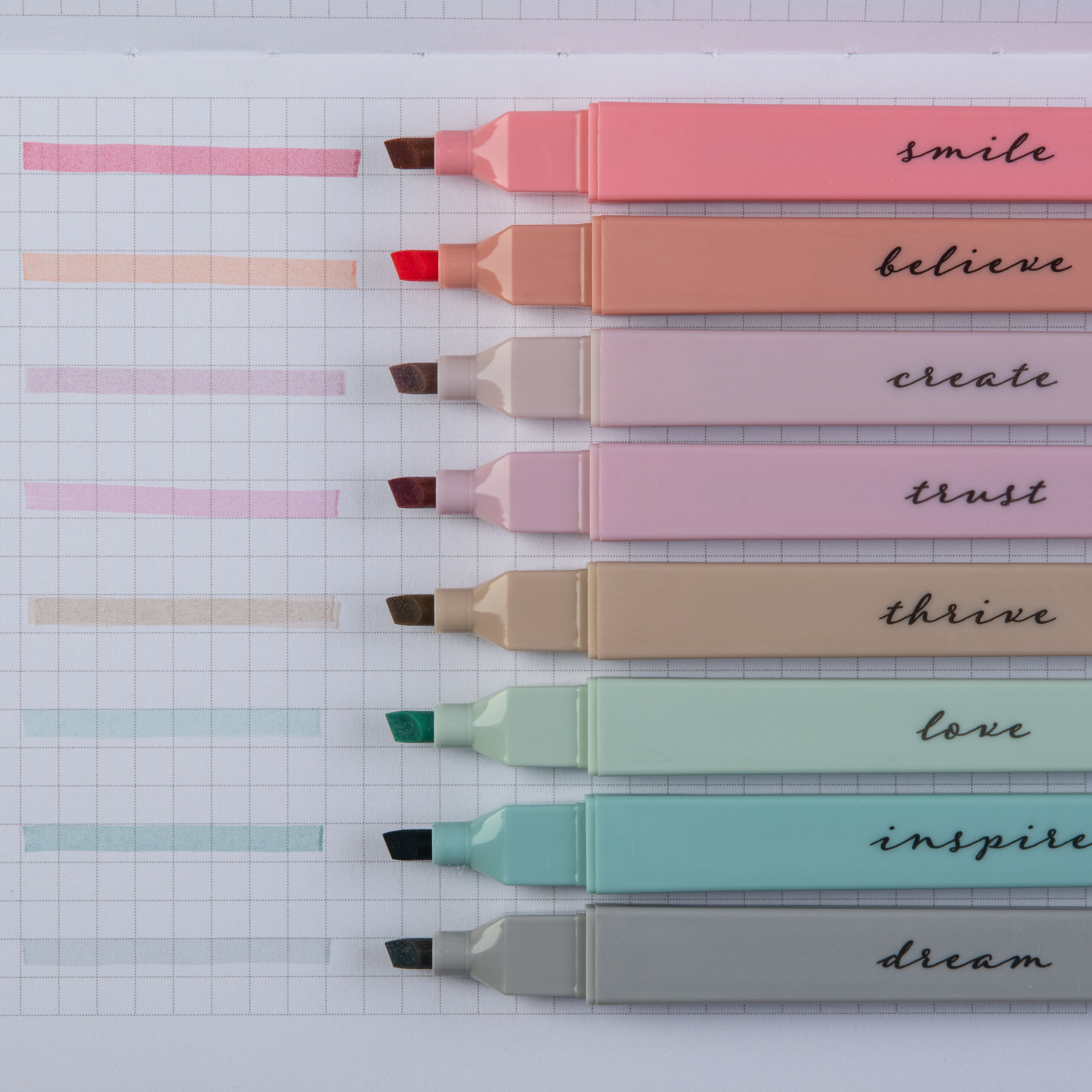 Bible Highlighters with Soft Chisel Tip - Boho