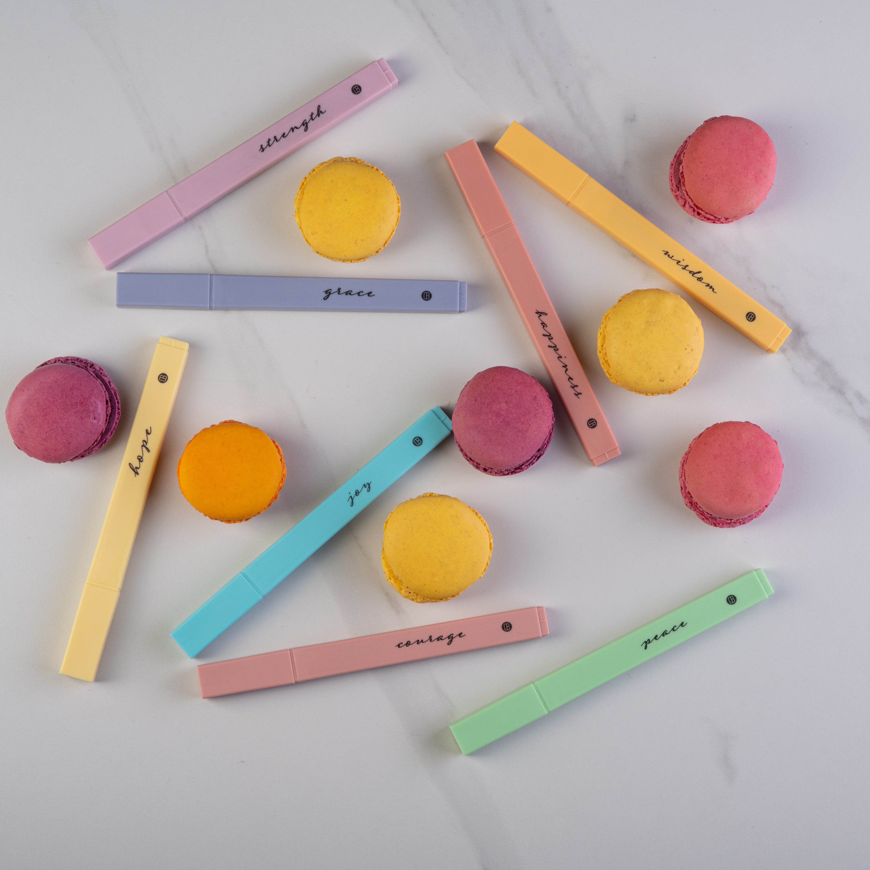 Bible Highlighters with Soft Chisel Tip - Pastel