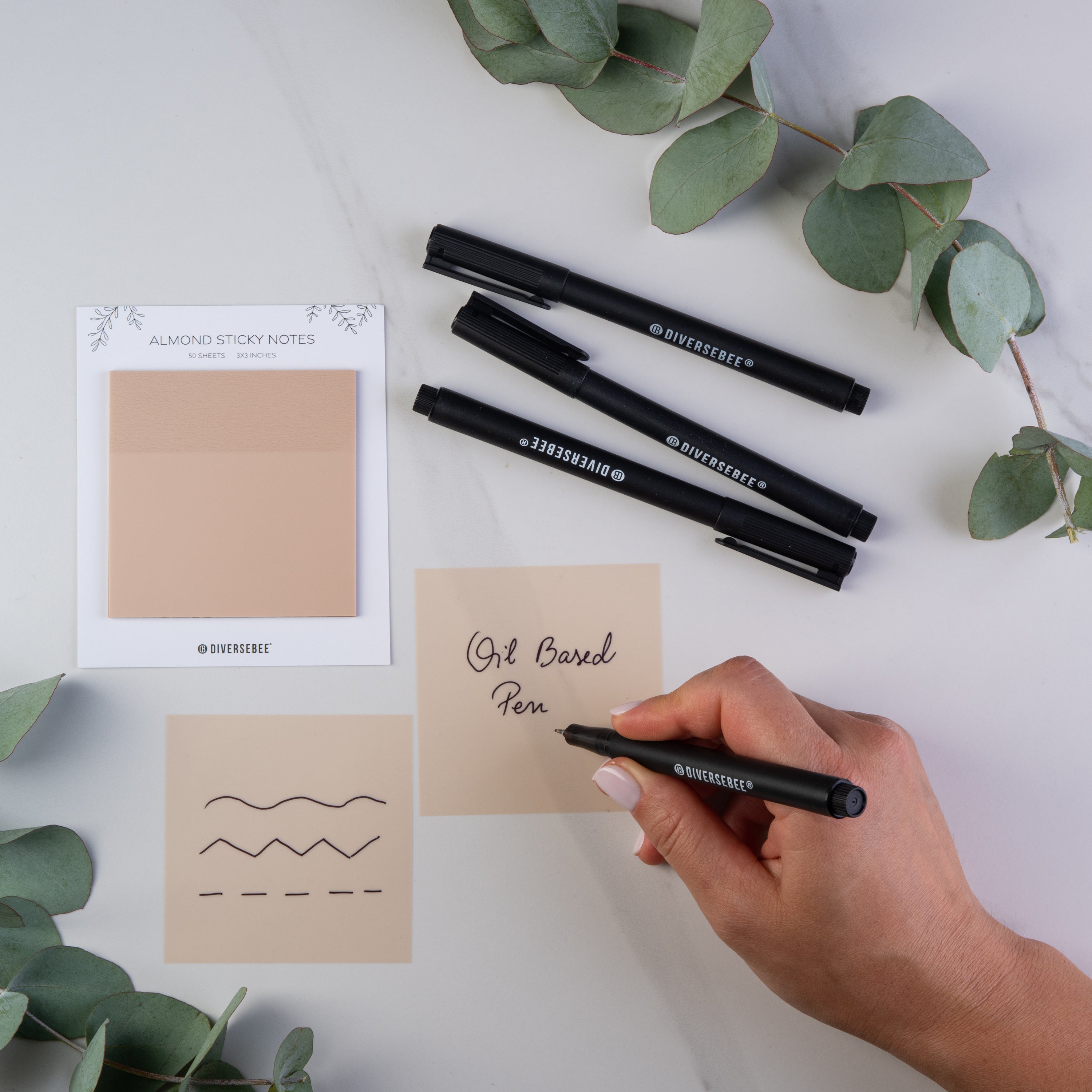 Permanent Fine Tip Pens - Black