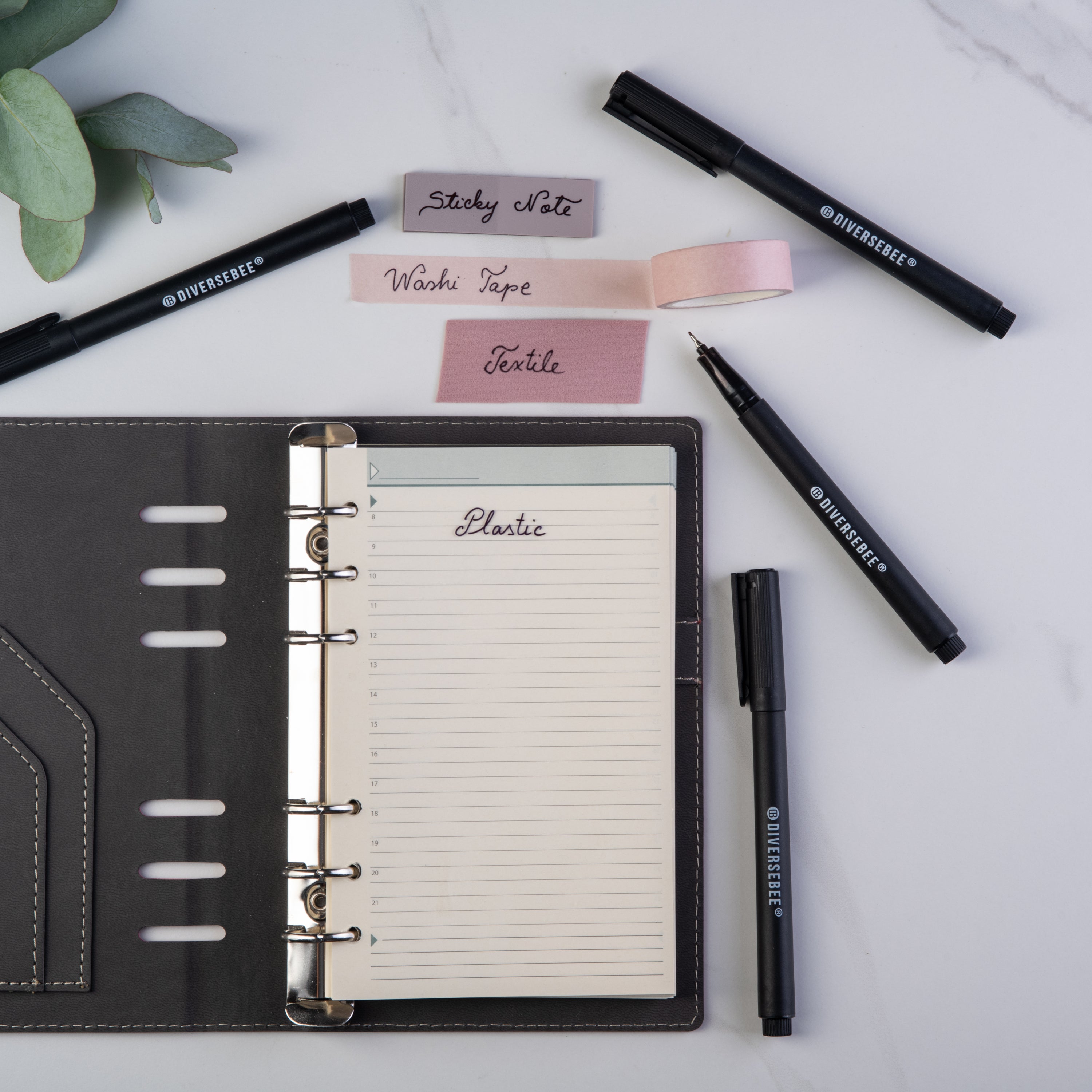 Permanent Fine Tip Pens - Black