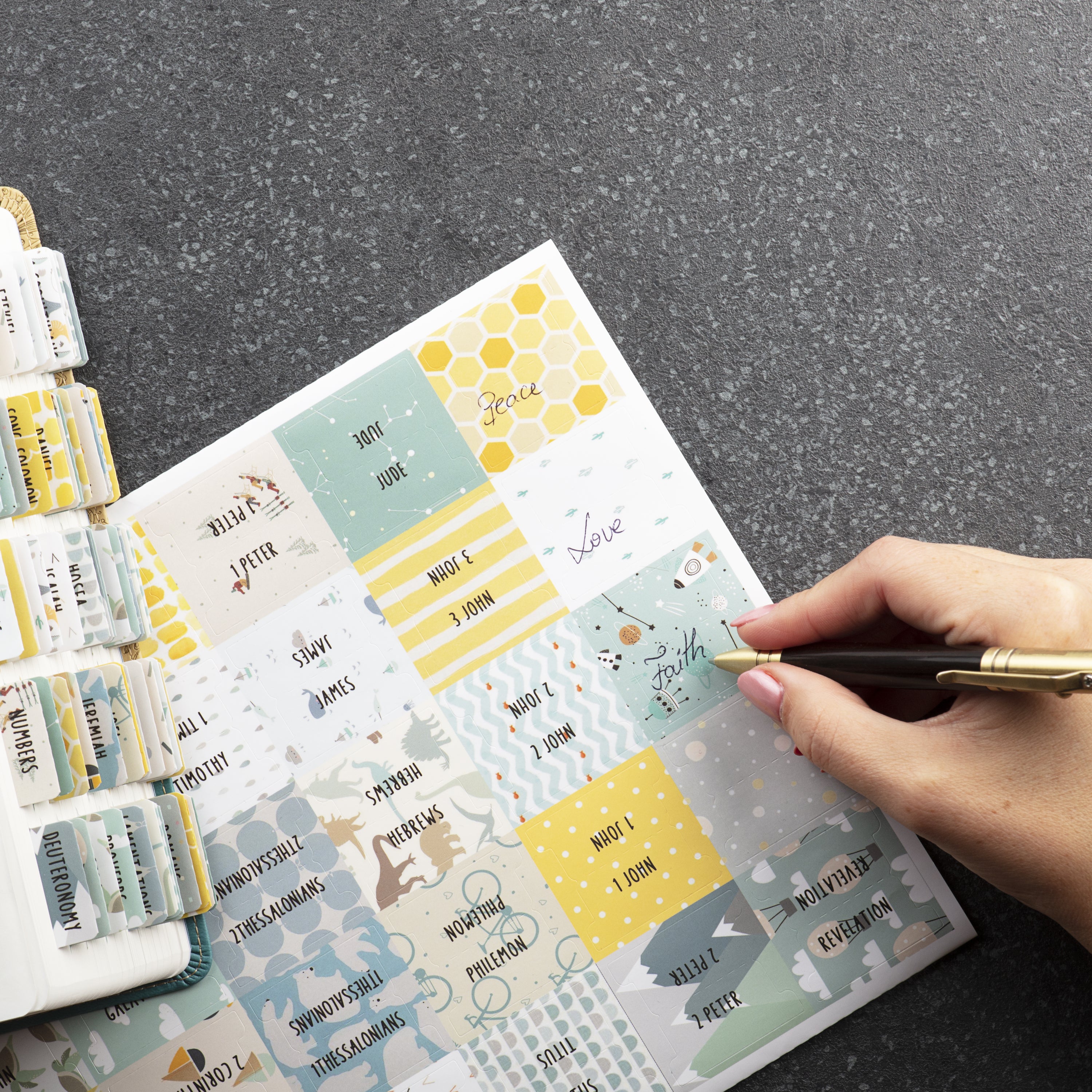 Bible journaling supplies