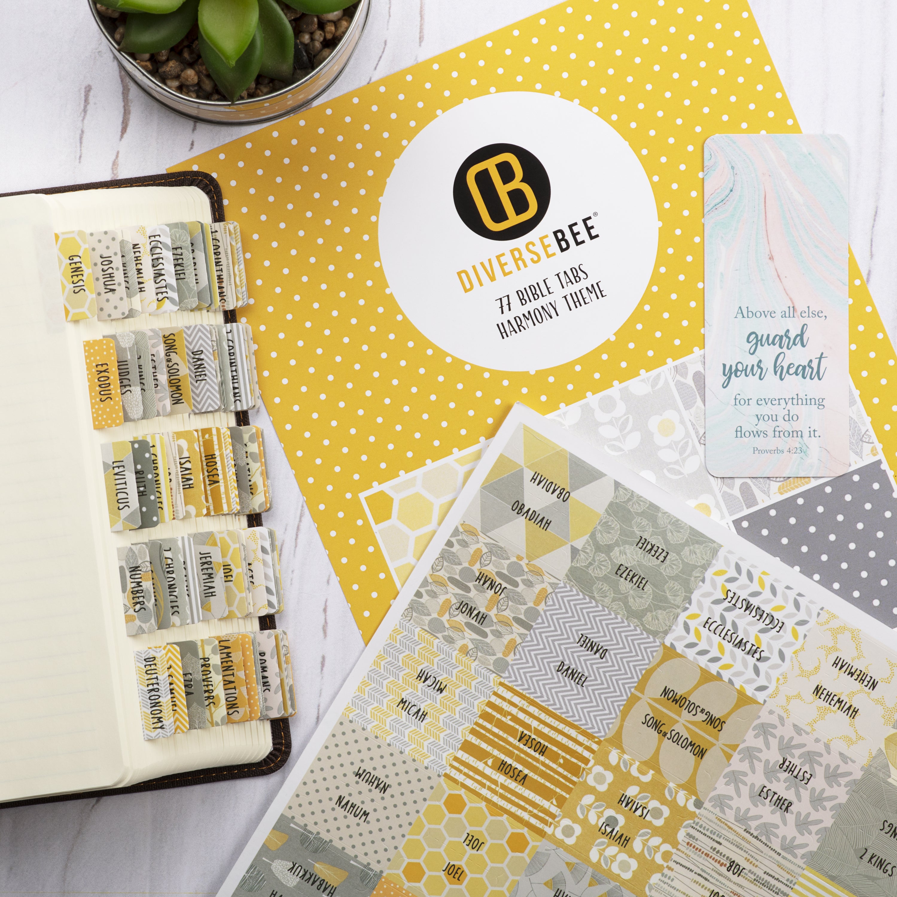 Laminated Bible Book Tabs