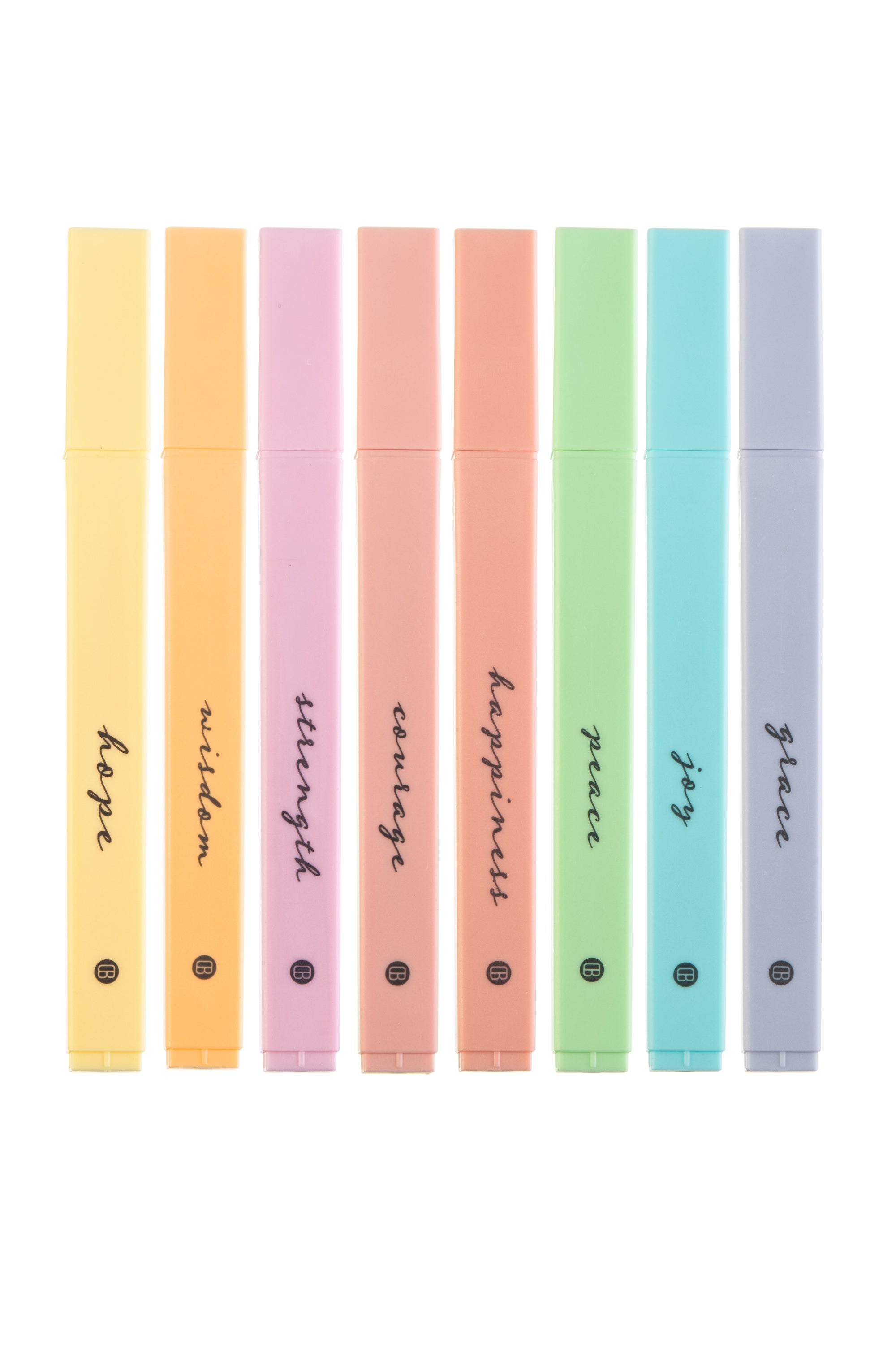 DiverseBee Bible Highlighters and pens no bleed soft chisel - pastel colors