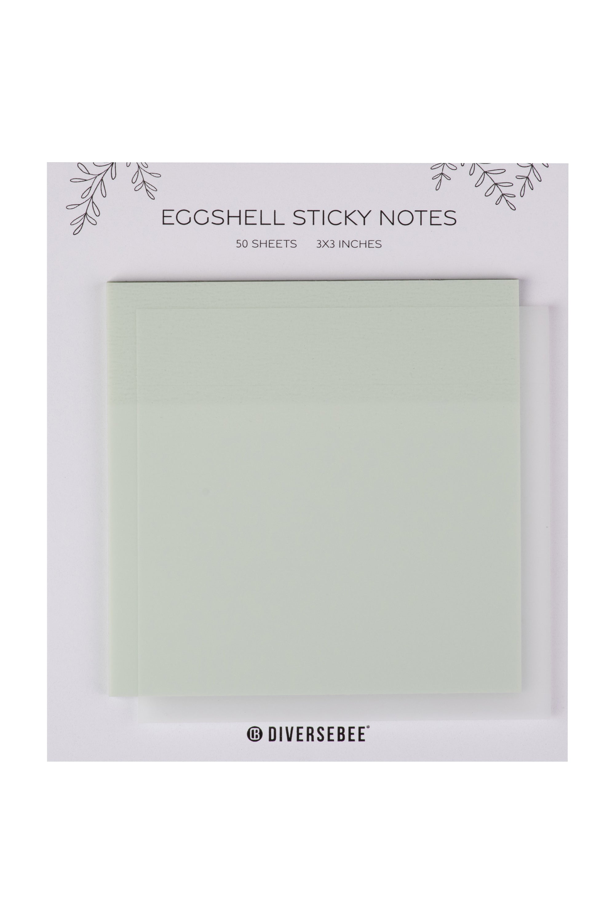 Pastel Transparent Sticky Notes - Eggshell