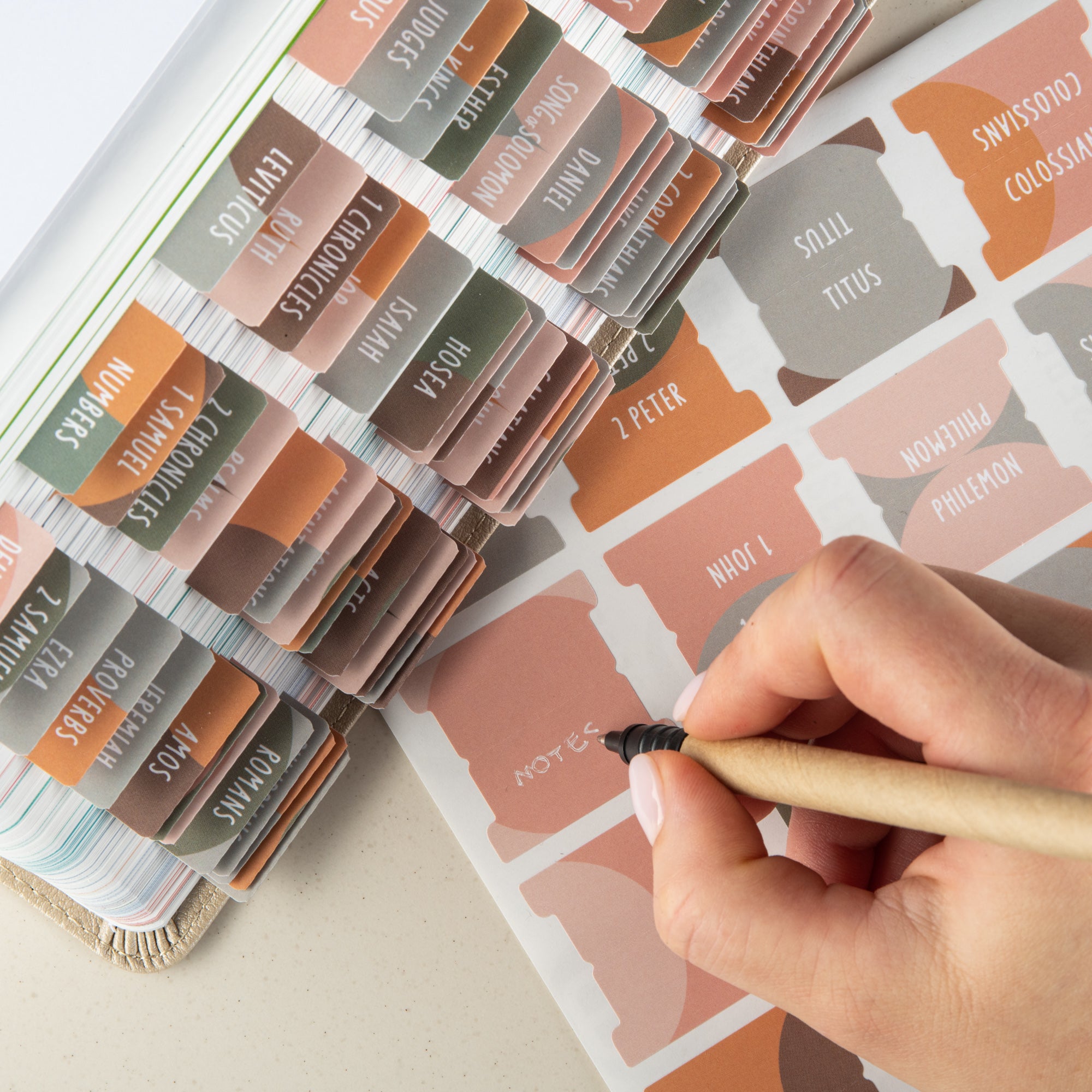 Bible Tabs - Sunset Theme