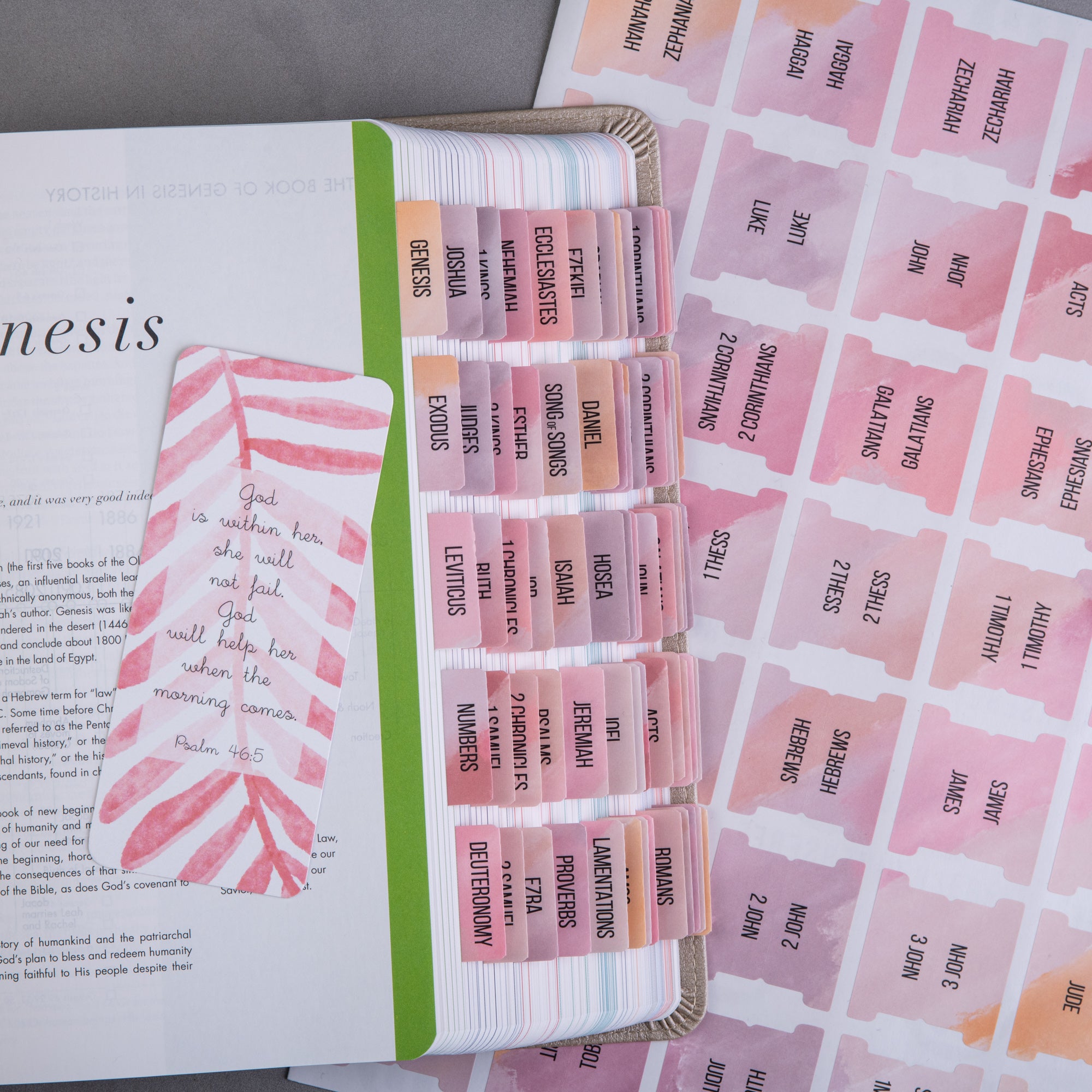 DiverseBee Boho Bible Tabs Bible journaling supplies