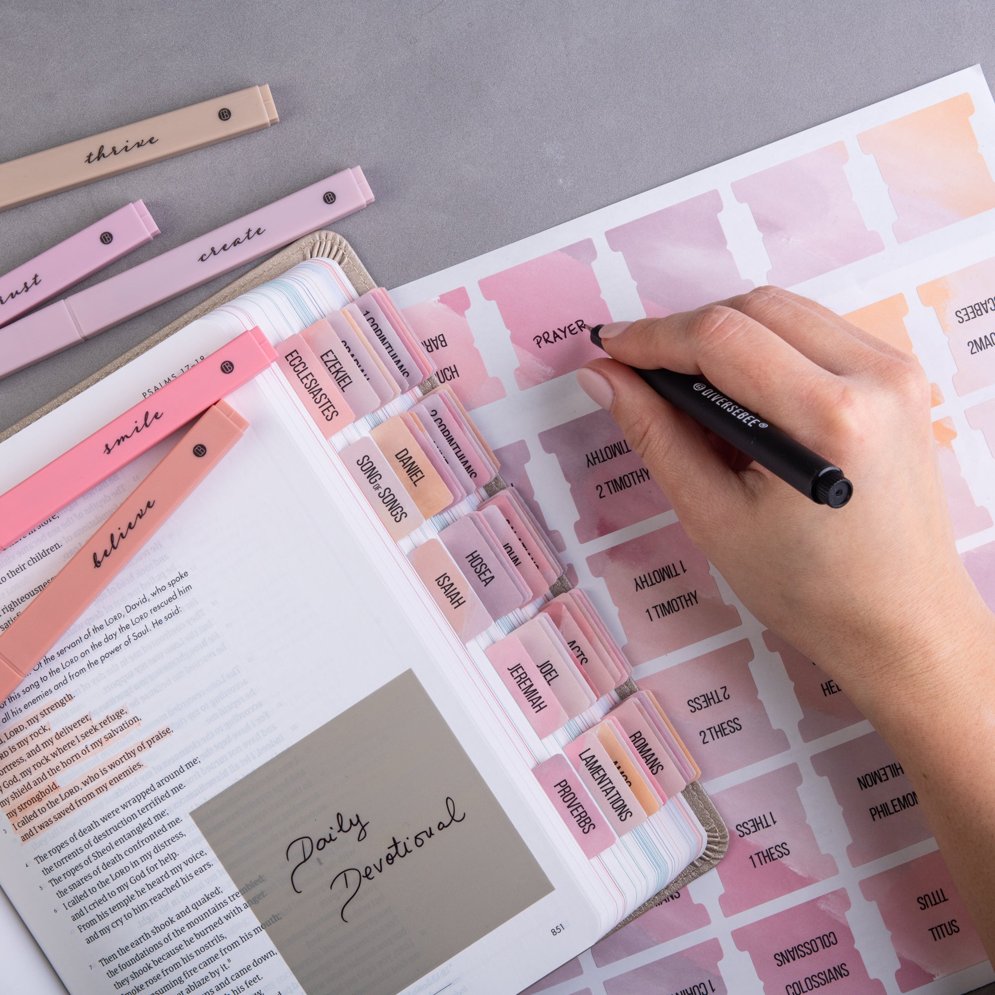 Bible Tabs - Boho Theme