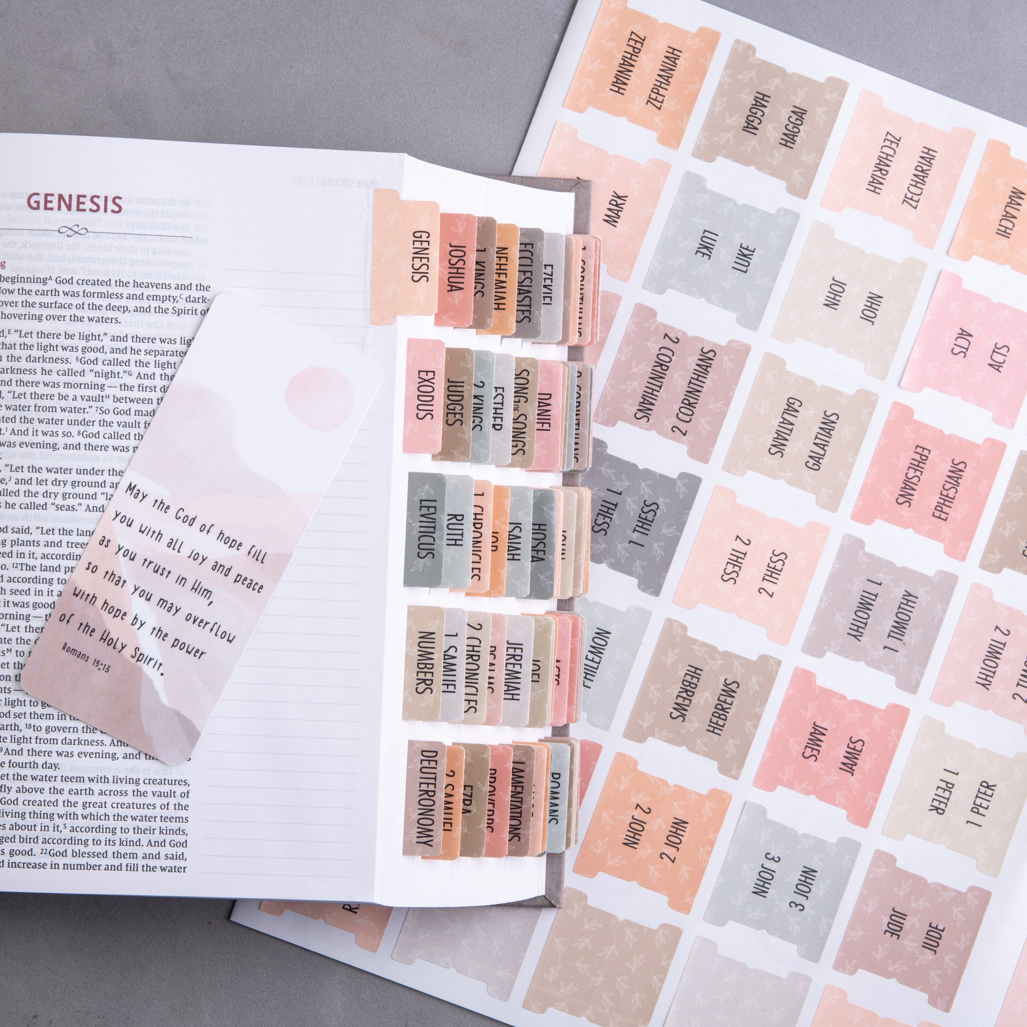 Bible Tabs - Earthy Theme