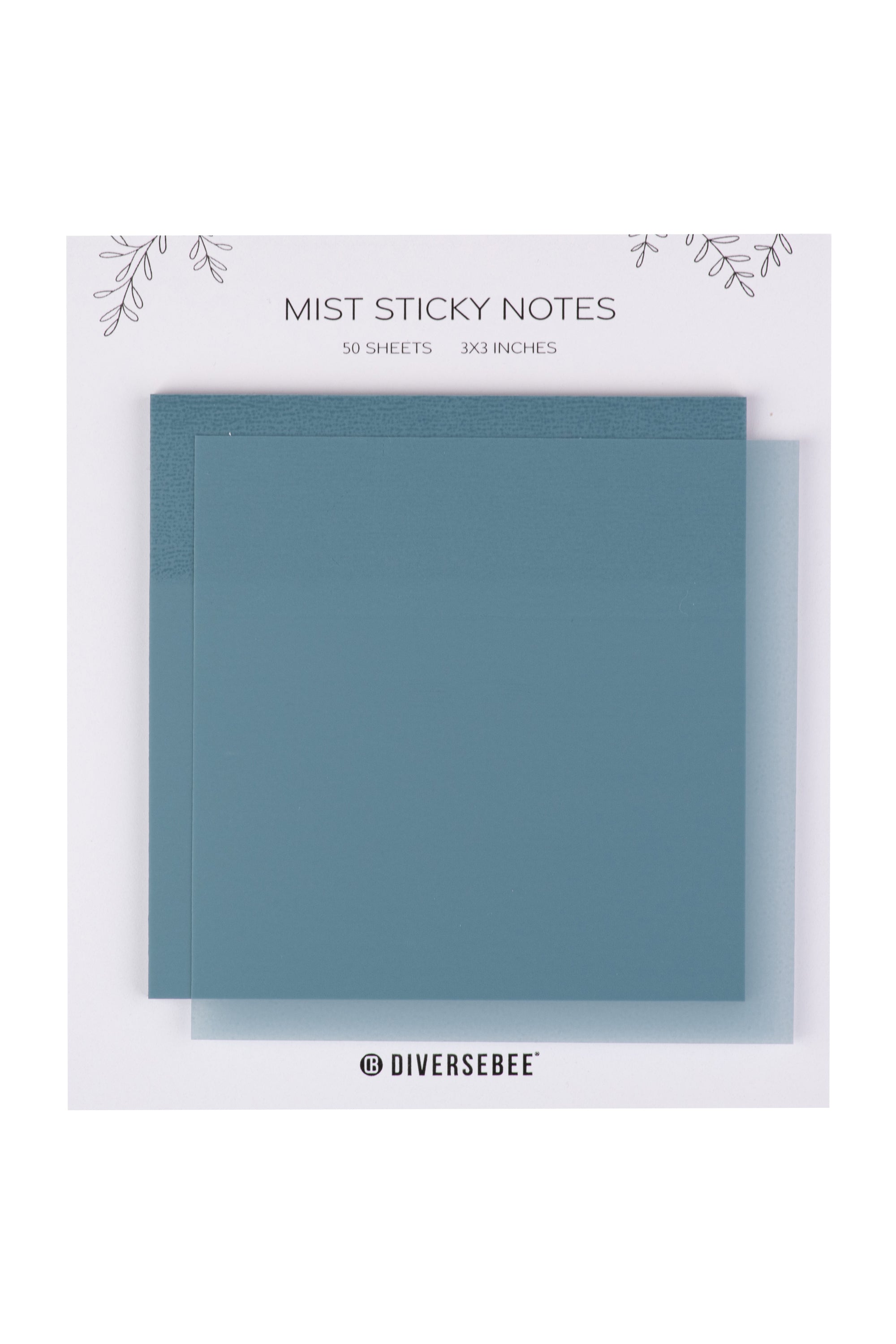 Pastel Transparent Sticky Notes - Mist