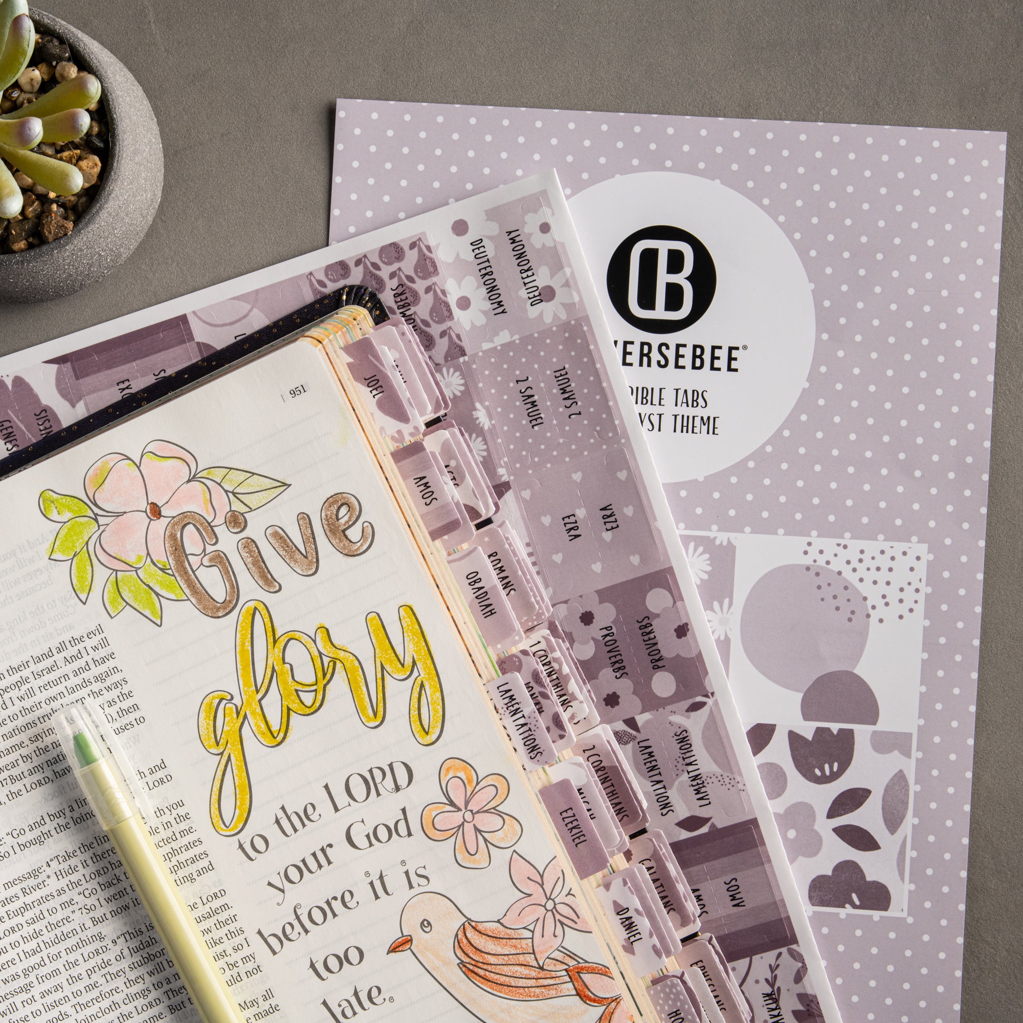 Bible Tabs - Amethyst Theme
