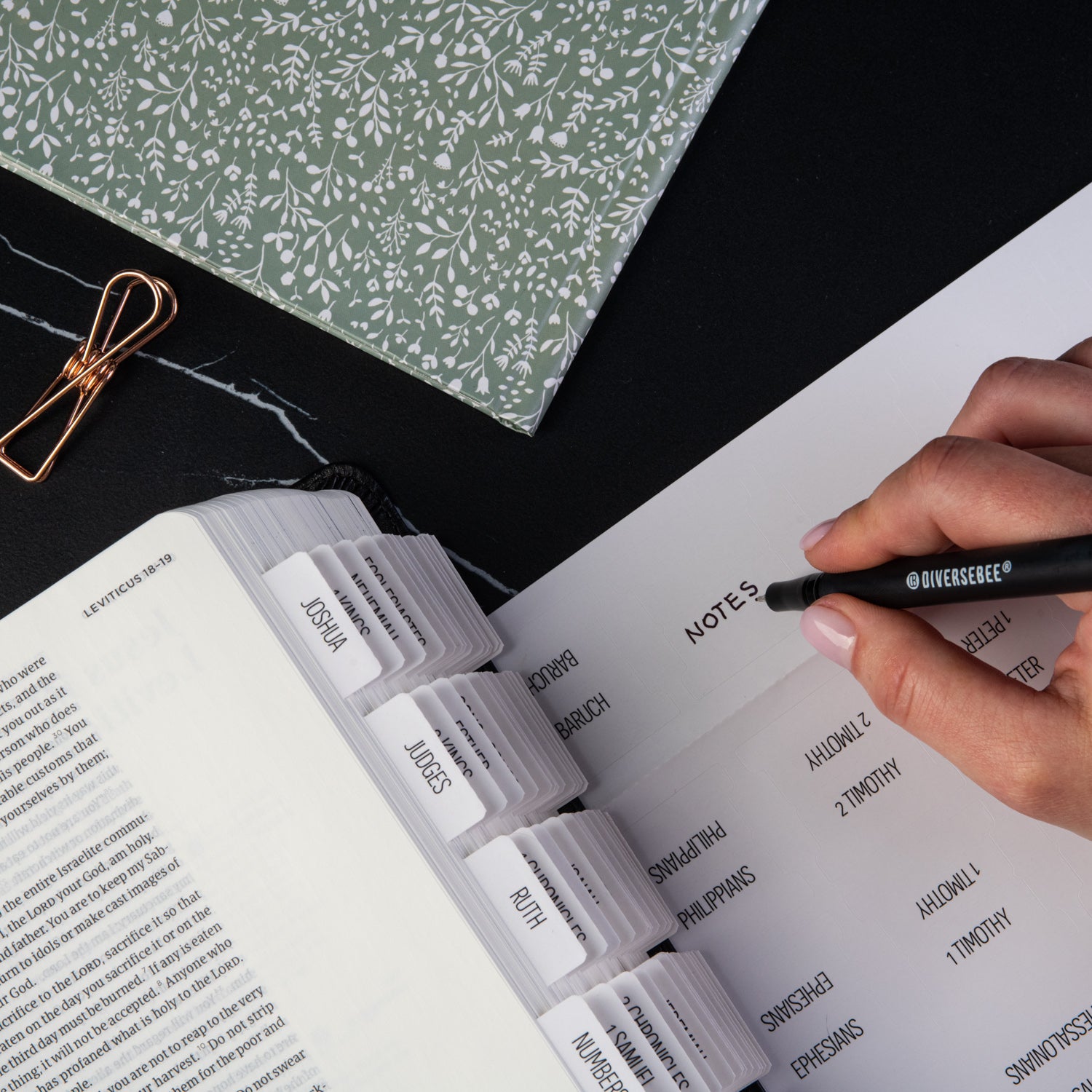 Bible Tabs - Magnolia Theme