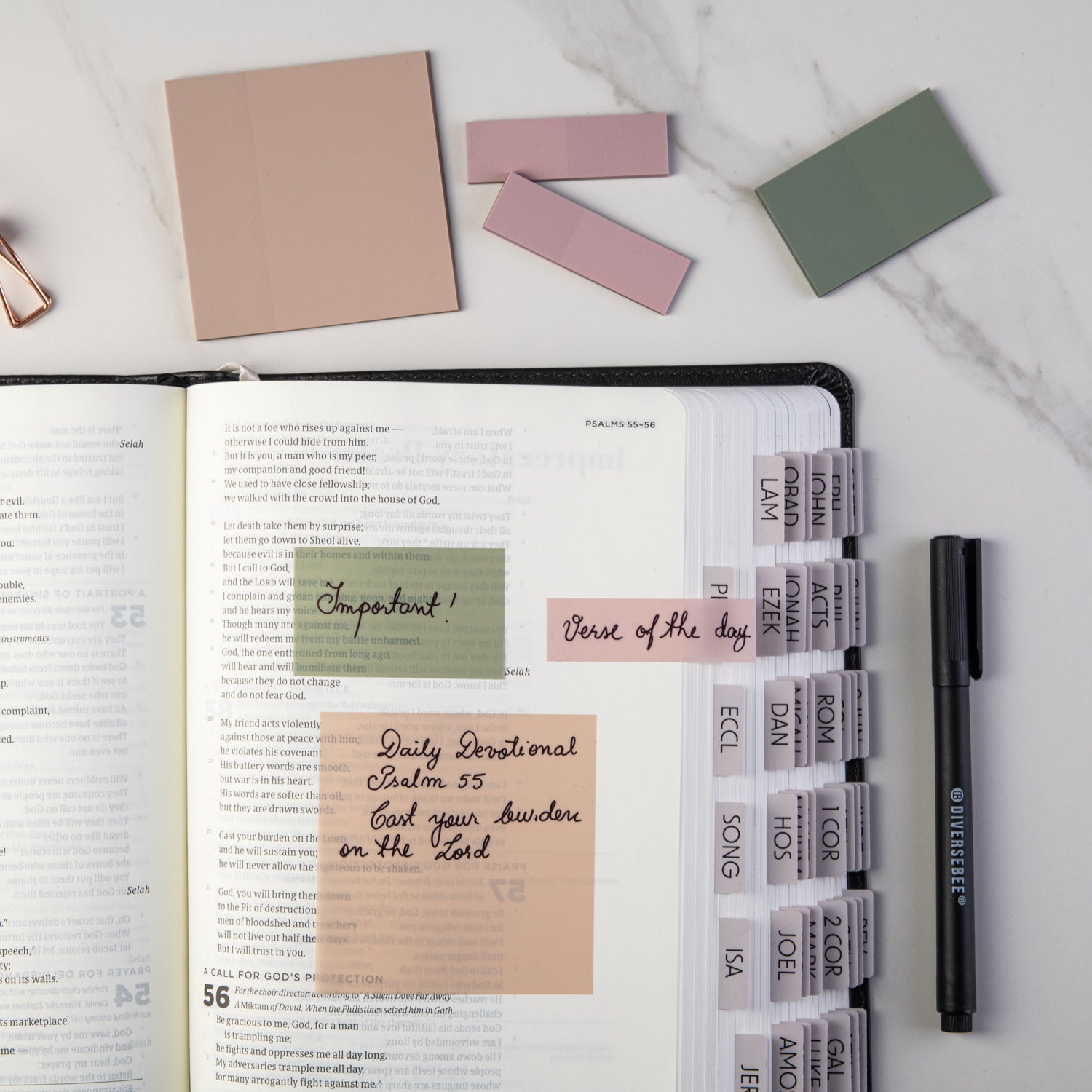 Transparent Sticky Notes Kit - Pastel