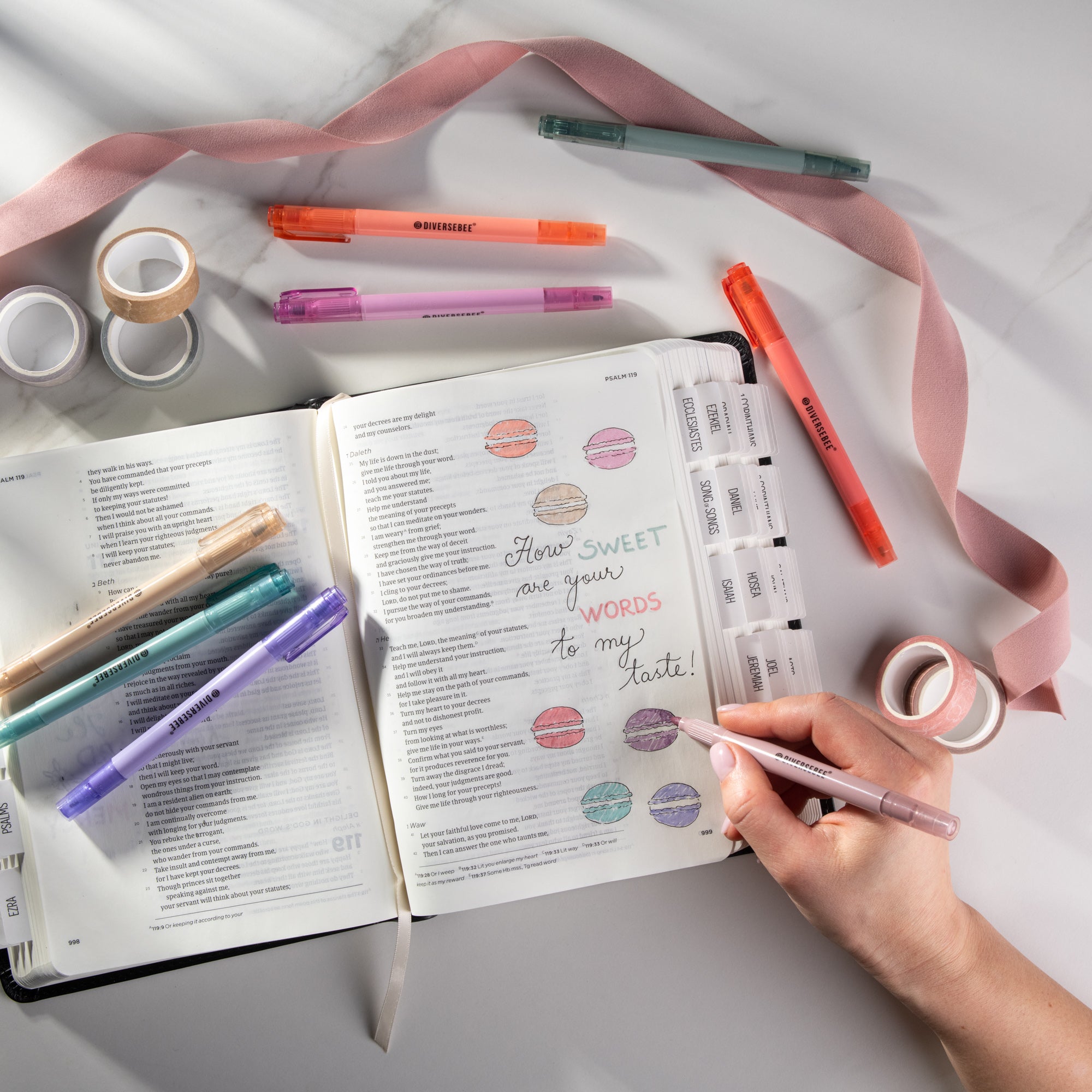 Bible Highlighters with Dual Tip - Boho